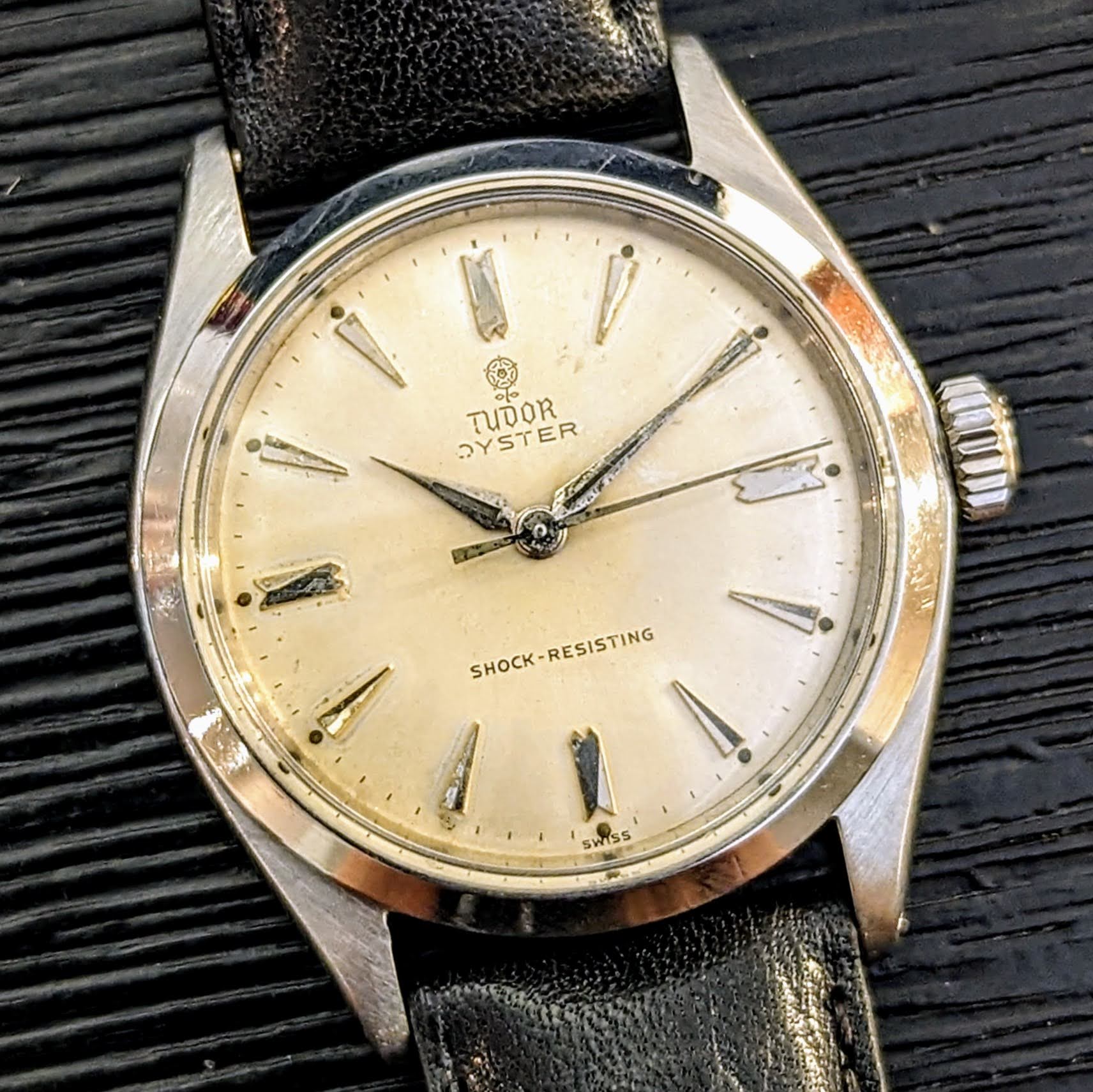 1962 TUDOR Oyster Watch Shock-Resisting Ref. 7934 Vintage Wristwatch - Image 7