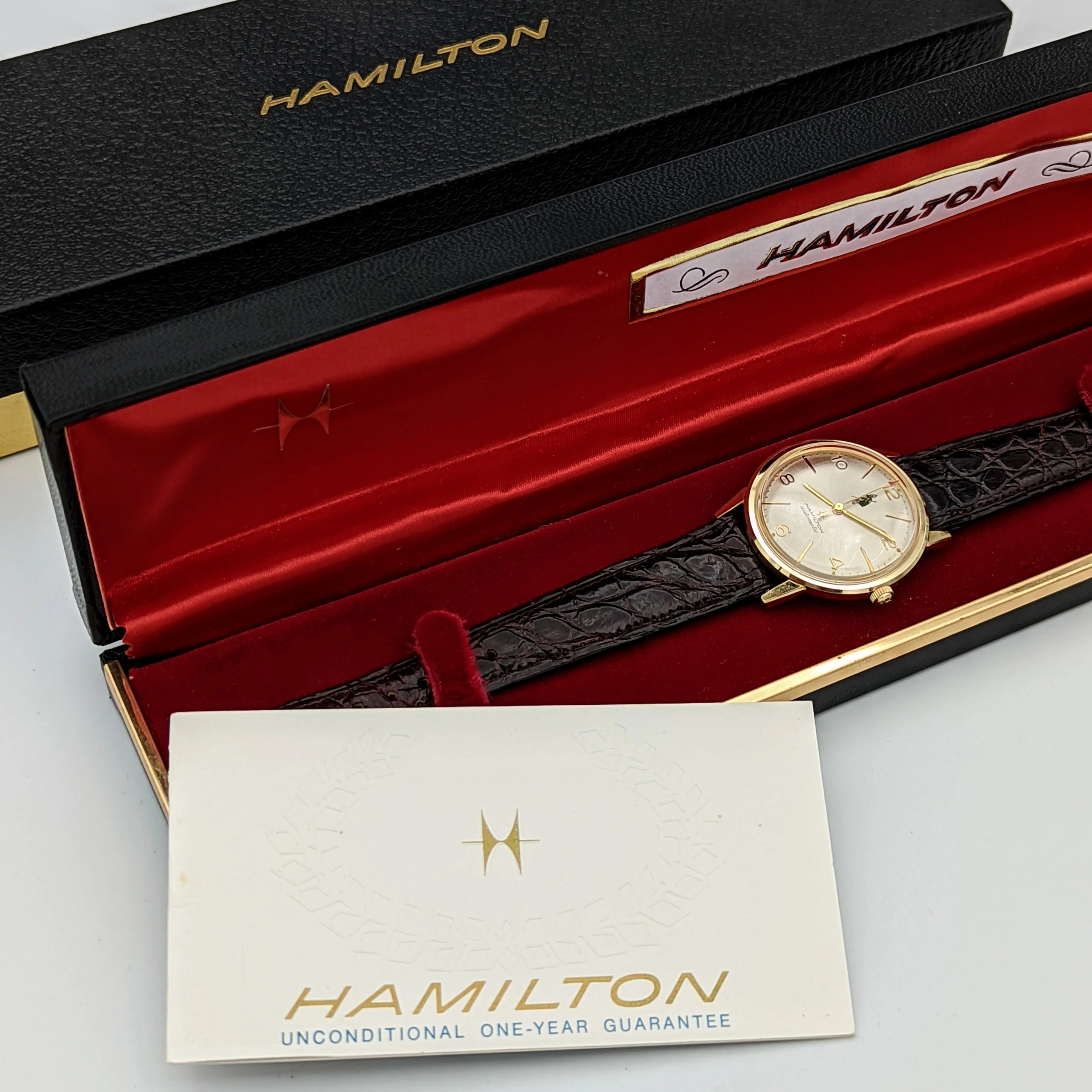 1968 HAMILTON Accumatic -Custom Dial- Watch Cal. 63 Swiss Made - In BOX! - Image 11
