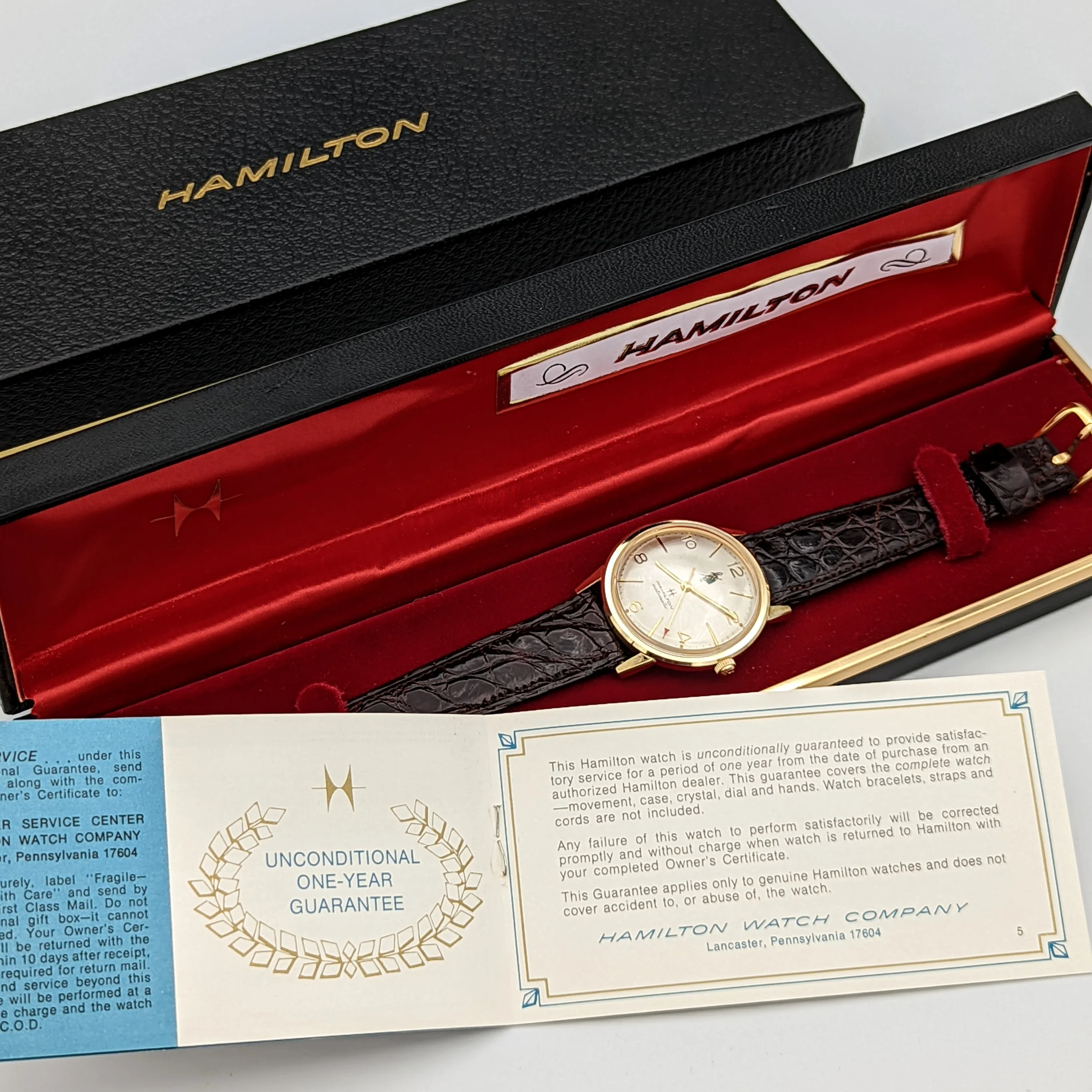 1968 HAMILTON Accumatic -Custom Dial- Watch Cal. 63 Swiss Made - In BOX! - Image 12