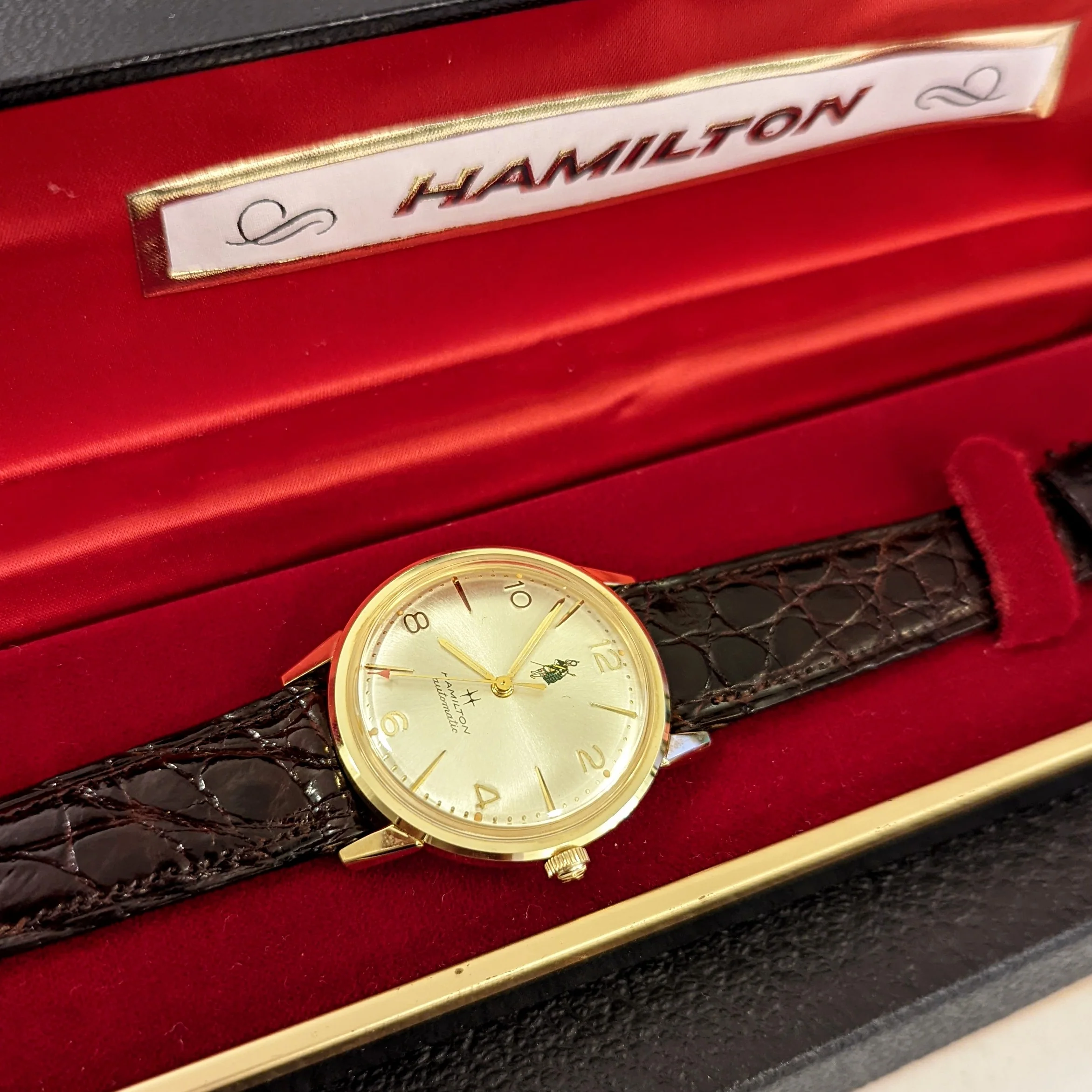 1968 HAMILTON Accumatic -Custom Dial- Watch Cal. 63 Swiss Made - In BOX! - Image 3
