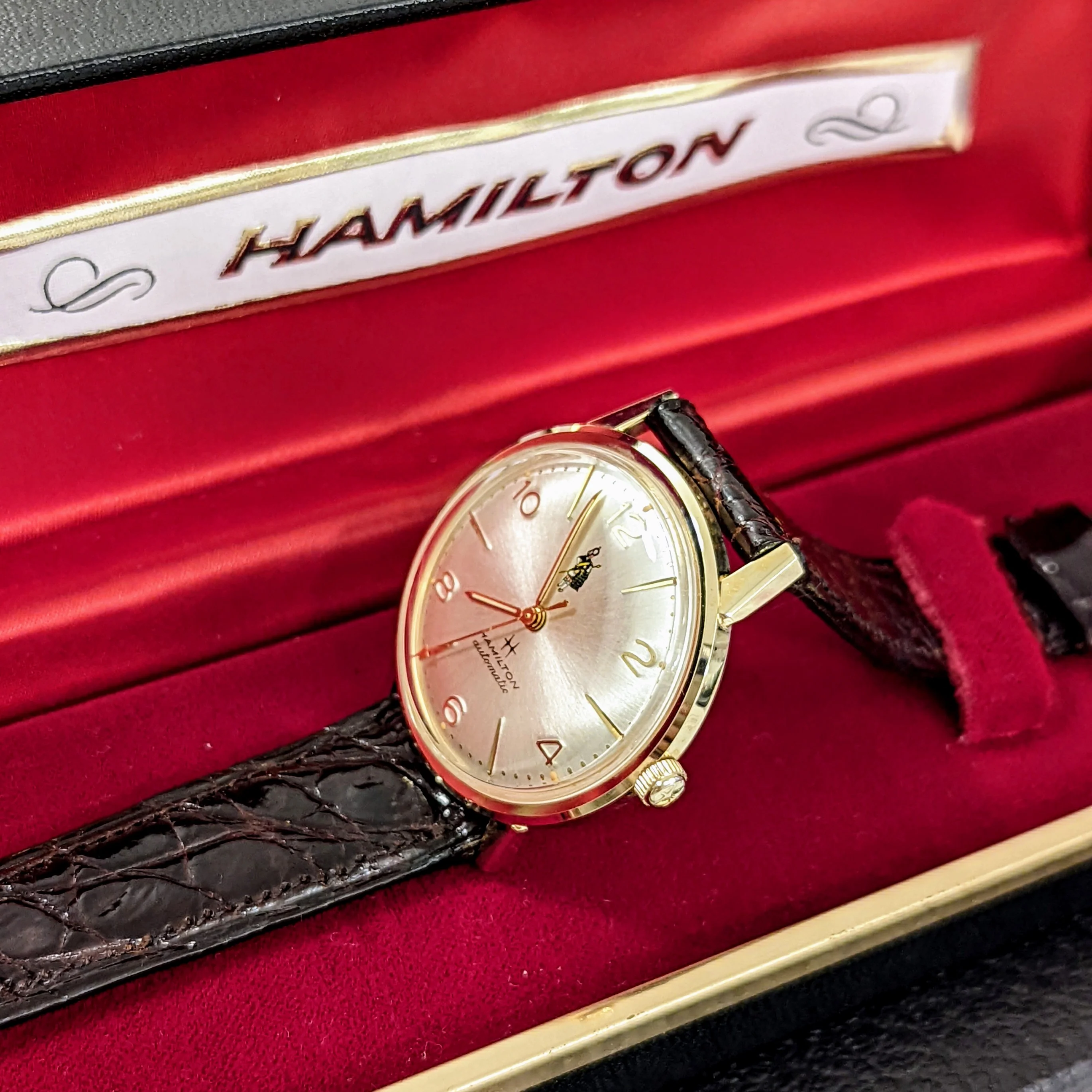 1968 HAMILTON Accumatic -Custom Dial- Watch Cal. 63 Swiss Made - In BOX! - Image 4