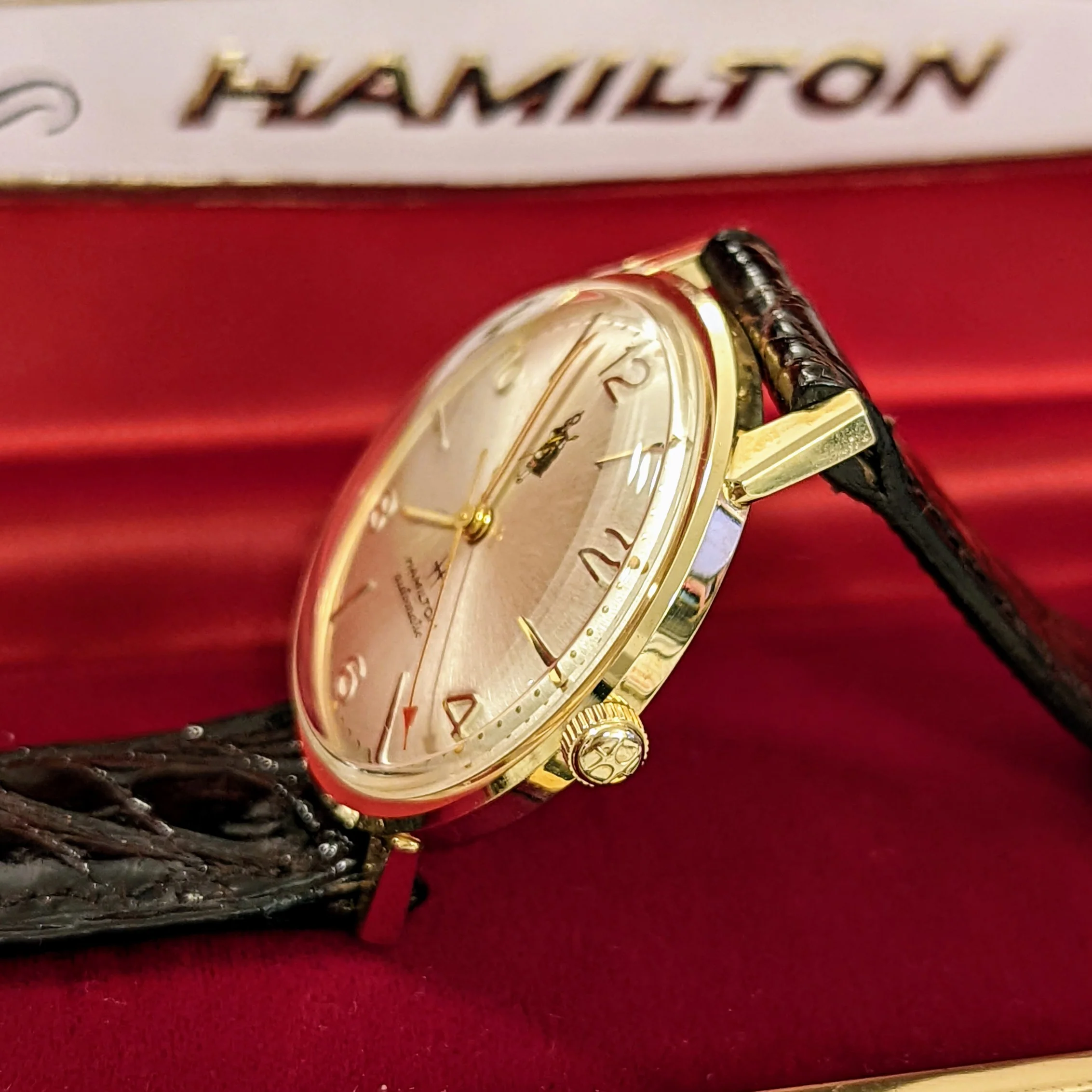 1968 HAMILTON Accumatic -Custom Dial- Watch Cal. 63 Swiss Made - In BOX! - Image 5