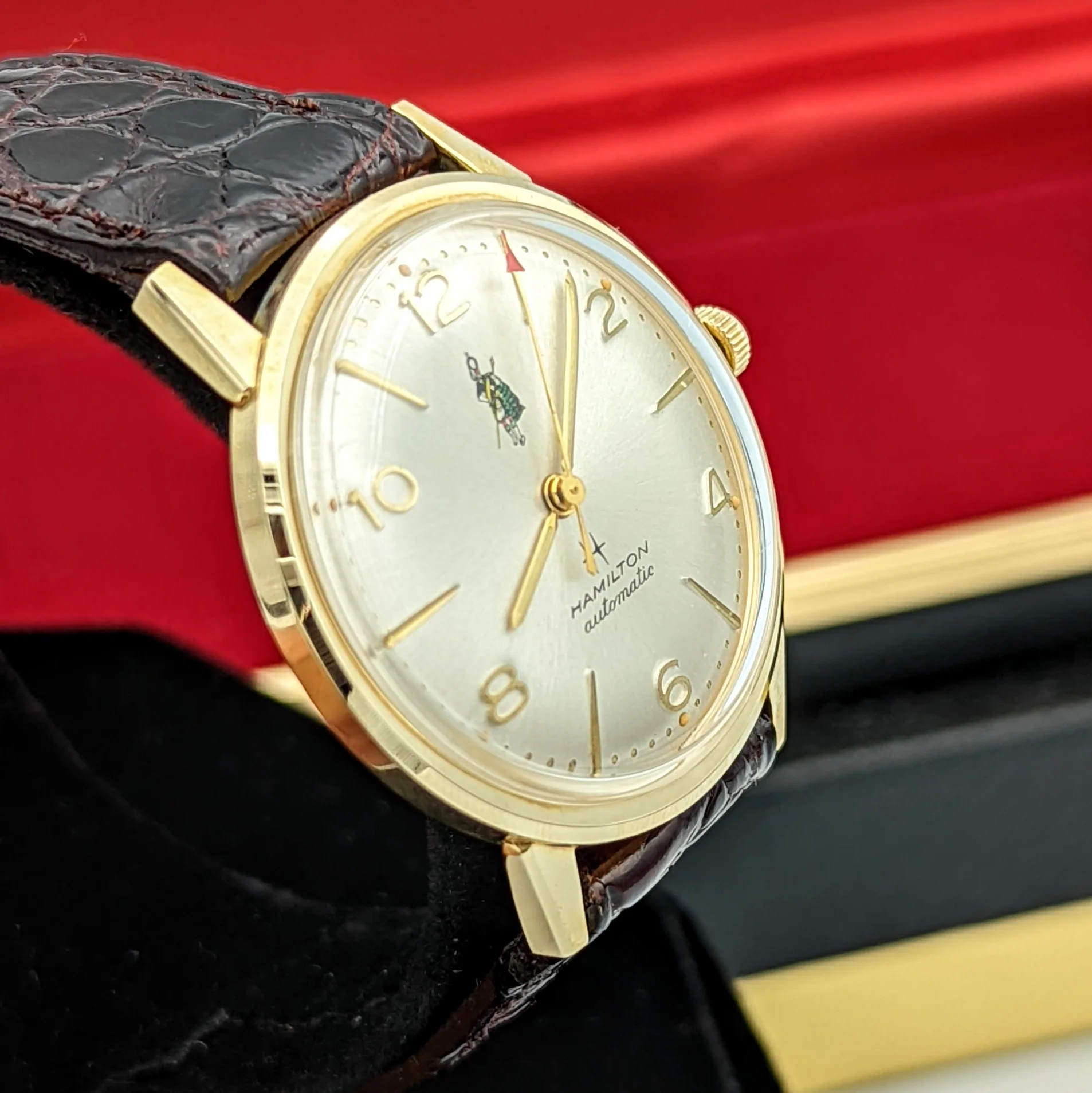 1968 HAMILTON Accumatic -Custom Dial- Watch Cal. 63 Swiss Made - In BOX! - Image 9