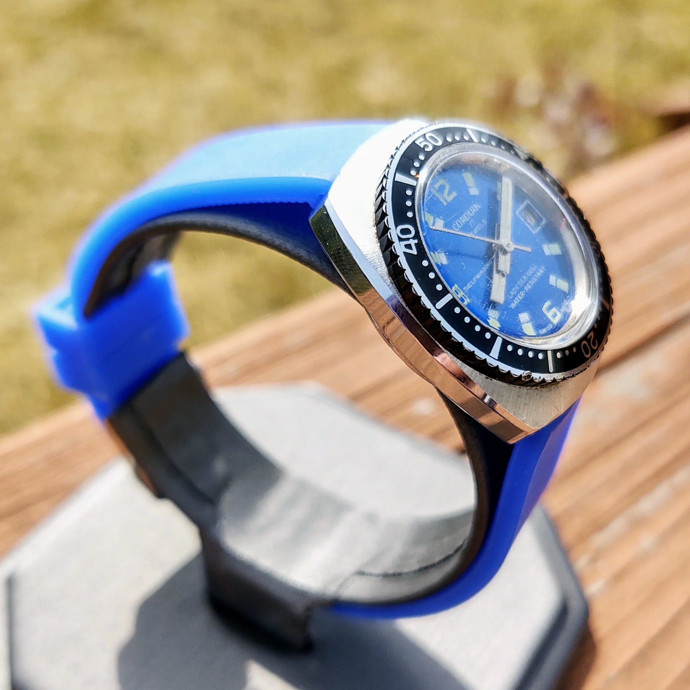 1970's Cordura (Sicura) Lady Sea Gull Diver Watch - Image 5