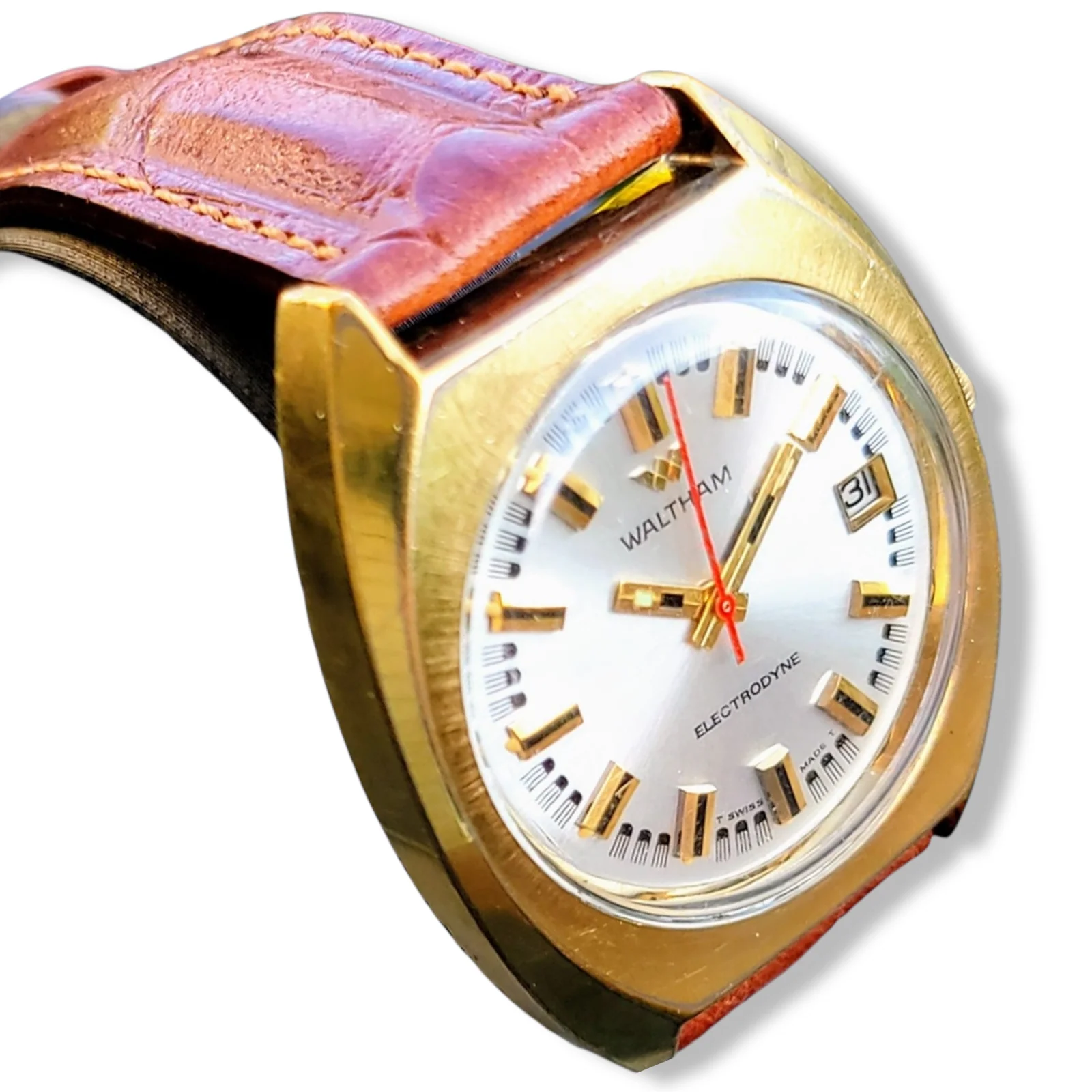 1970's WALTHAM Electrodyne Watch Swiss - Image 3