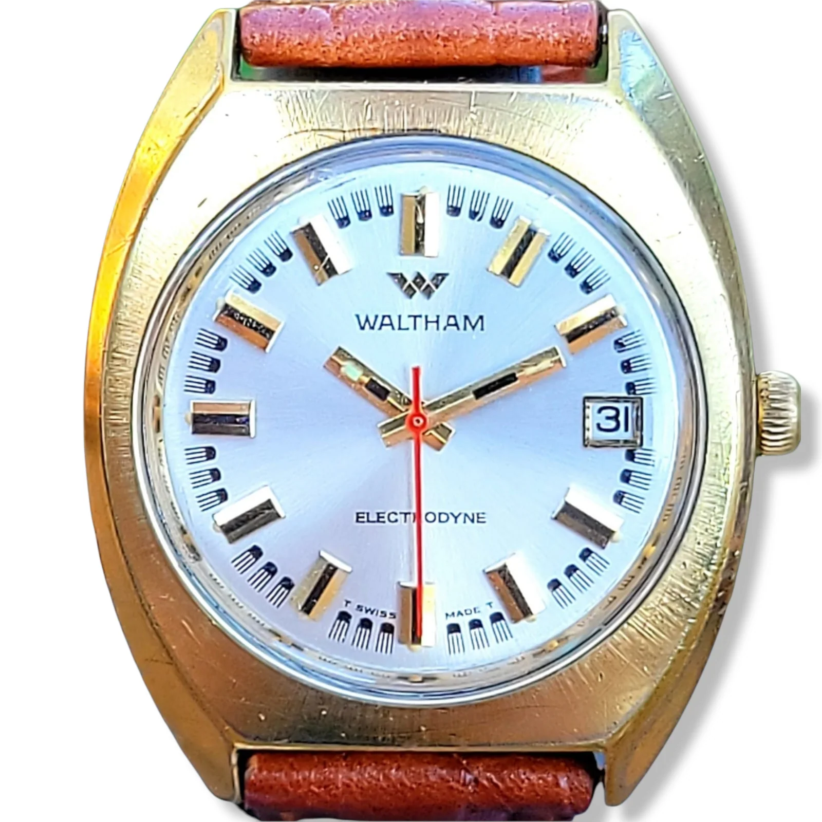 1970's WALTHAM Electrodyne Watch Swiss - Image 4