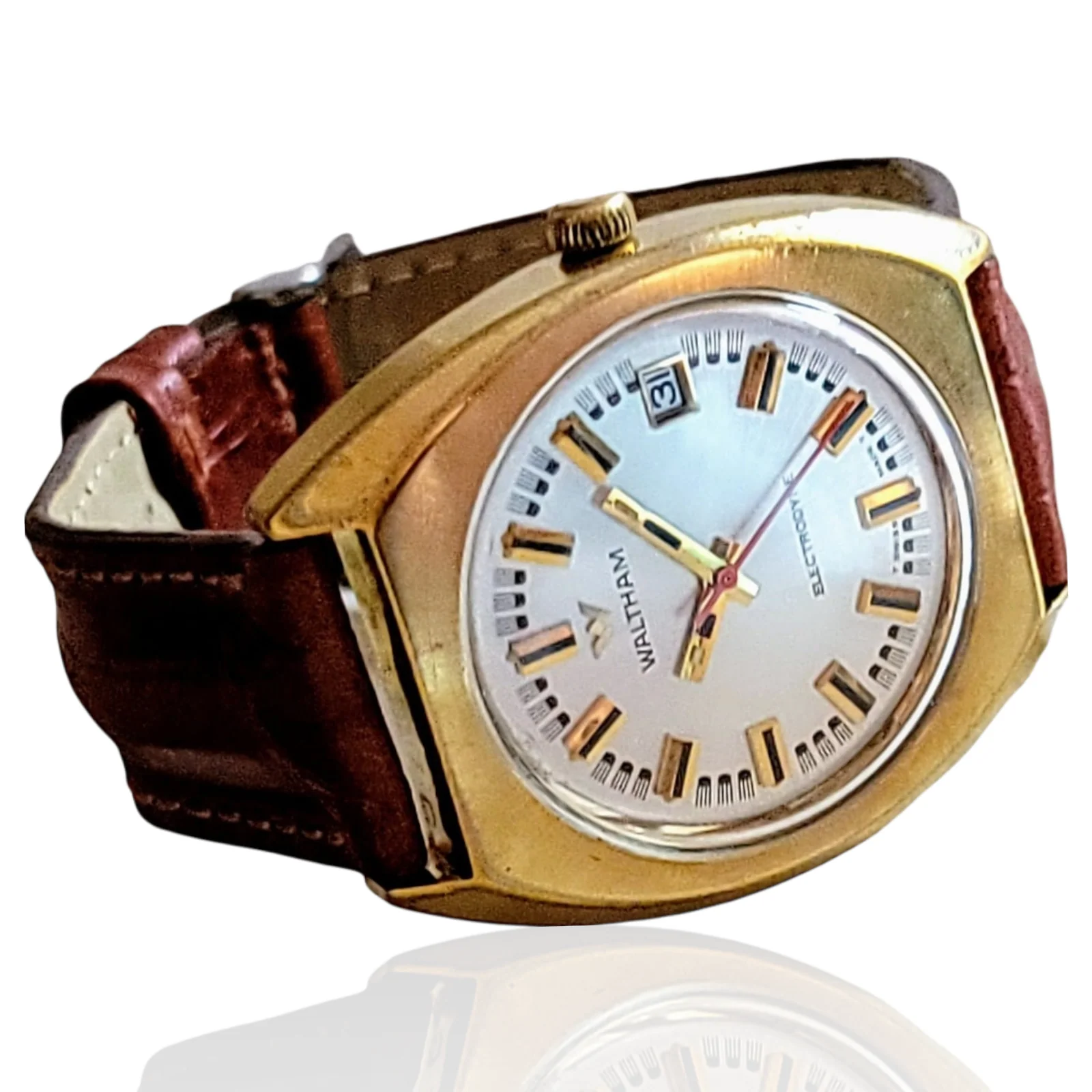 1970's WALTHAM Electrodyne Watch Swiss - Image 6