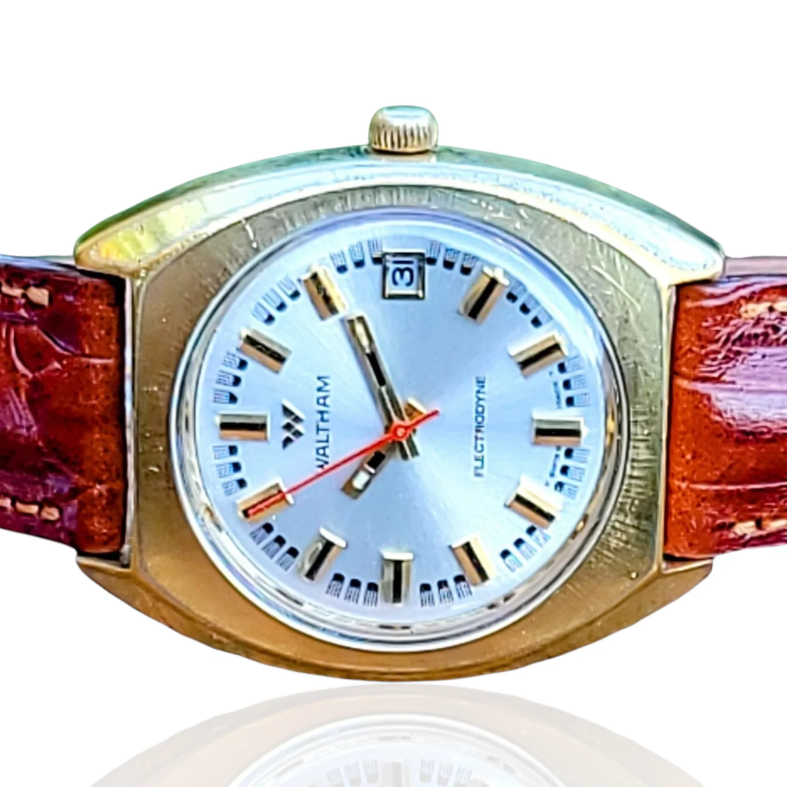 1970's WALTHAM Electrodyne Watch Swiss - Image 7