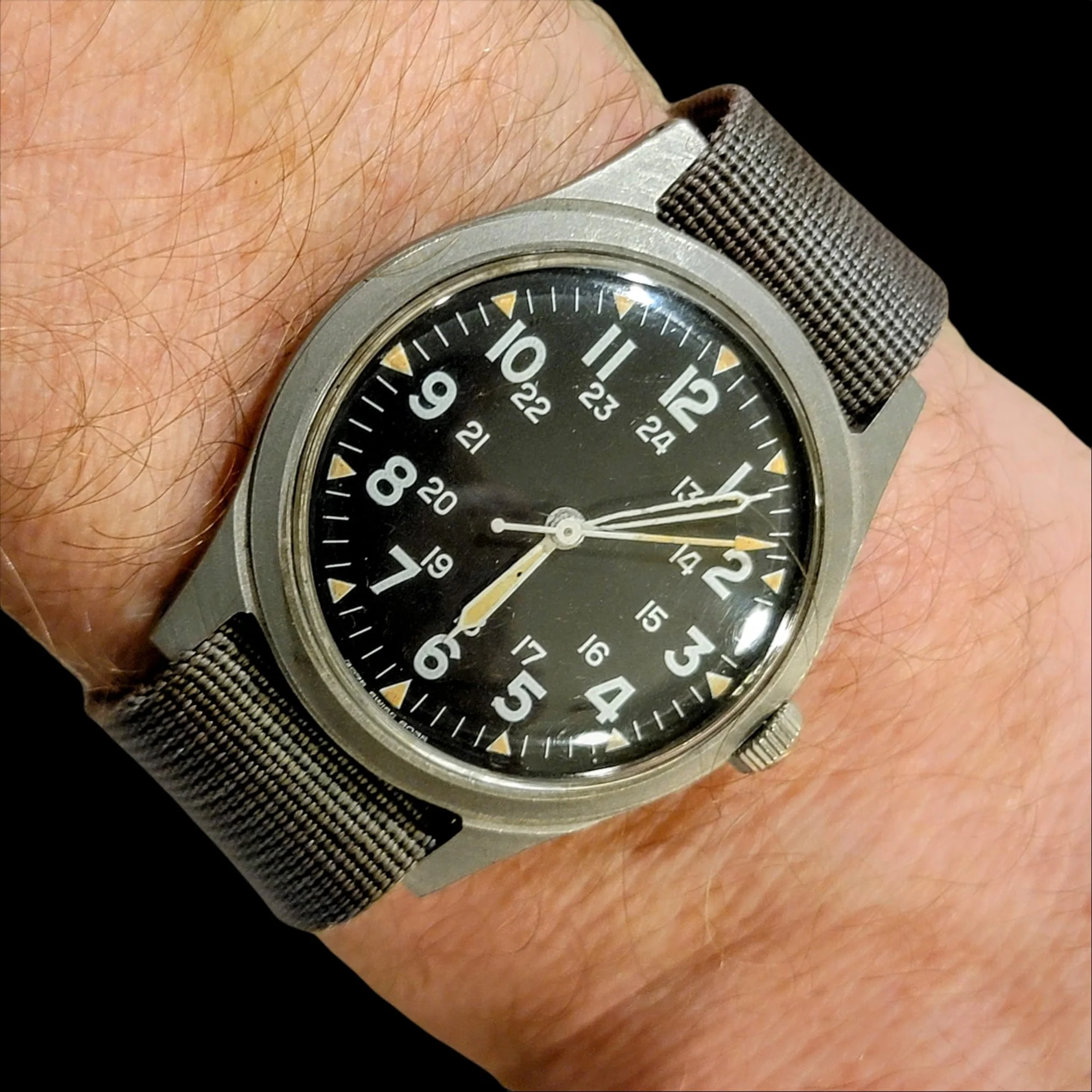 1974 Benrus GG-W-113 U.S. Military Pilots Wrist Watch Vietnam War - Image 17