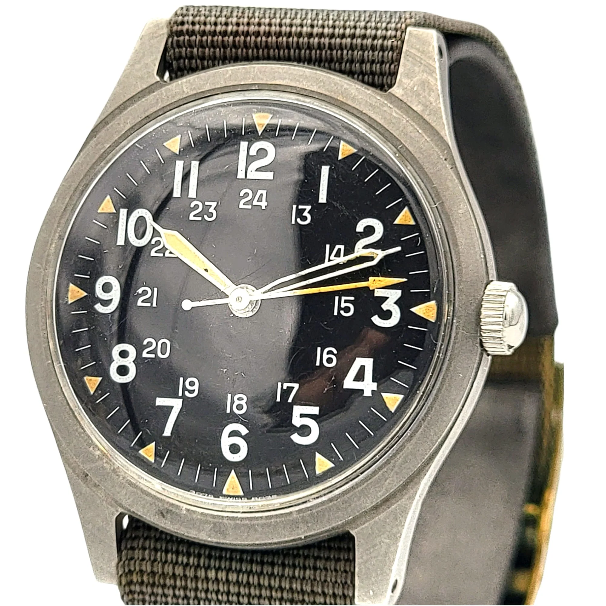 1974 Benrus GG-W-113 U.S. Military Pilots Wrist Watch Vietnam War - Image 7