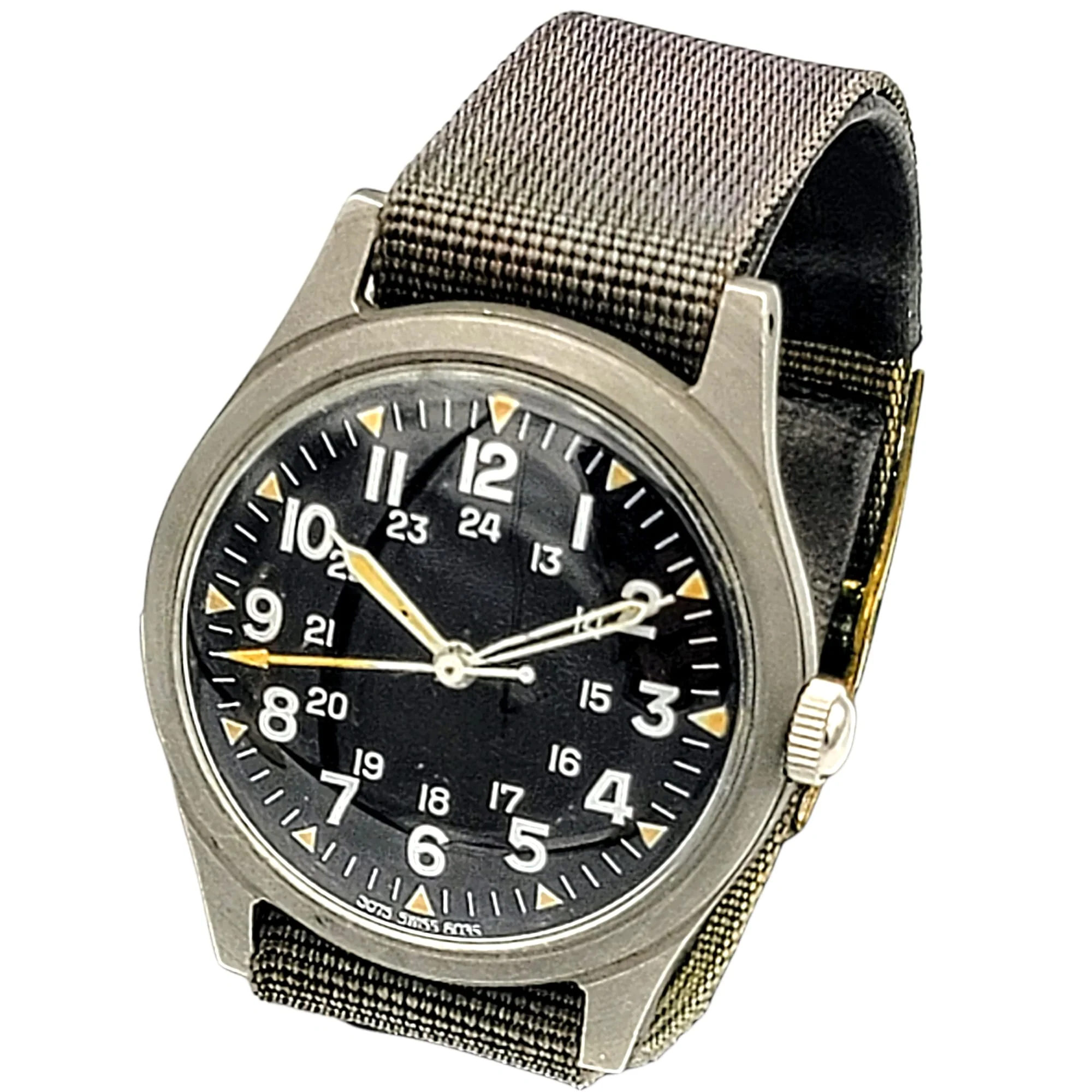 1974 Benrus GG-W-113 U.S. Military Pilots Wrist Watch Vietnam War - Image 8