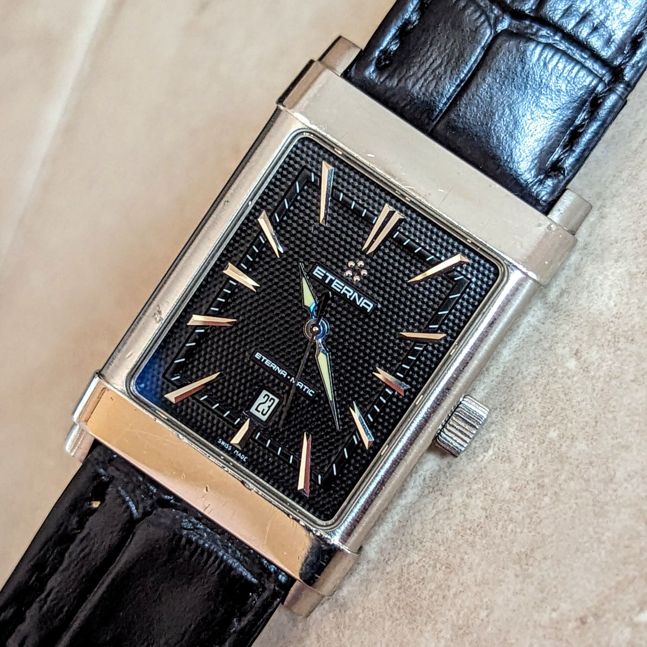 1990s ETERNA-MATIC Wristwatch 25 Jewels Cal. ETA 2681 Automatic Watch - Image 13