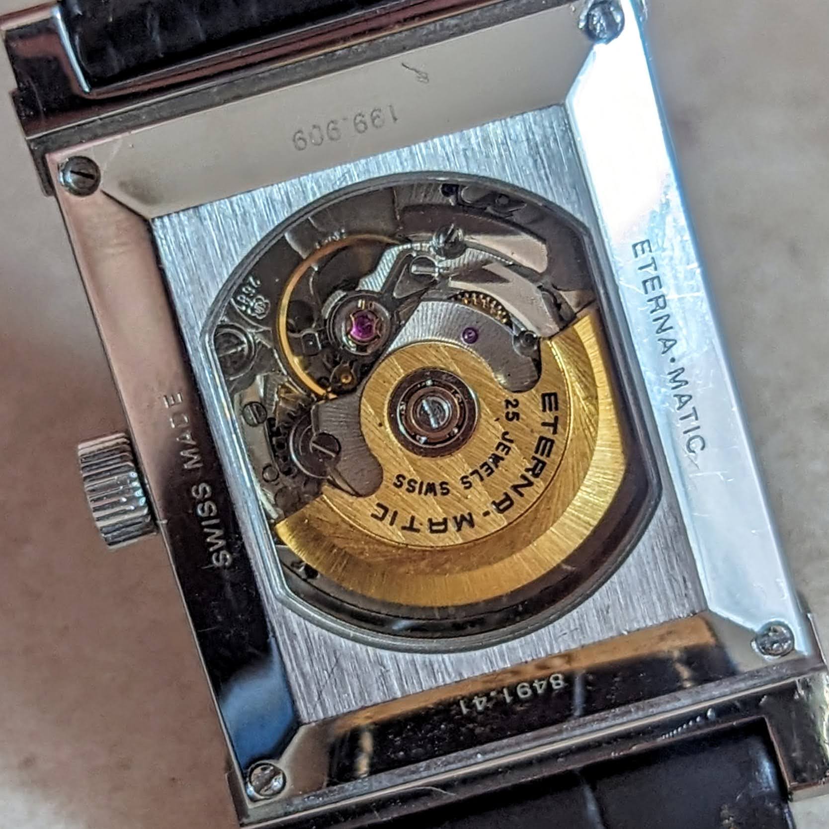 1990s ETERNA-MATIC Wristwatch 25 Jewels Cal. ETA 2681 Automatic Watch - Image 16