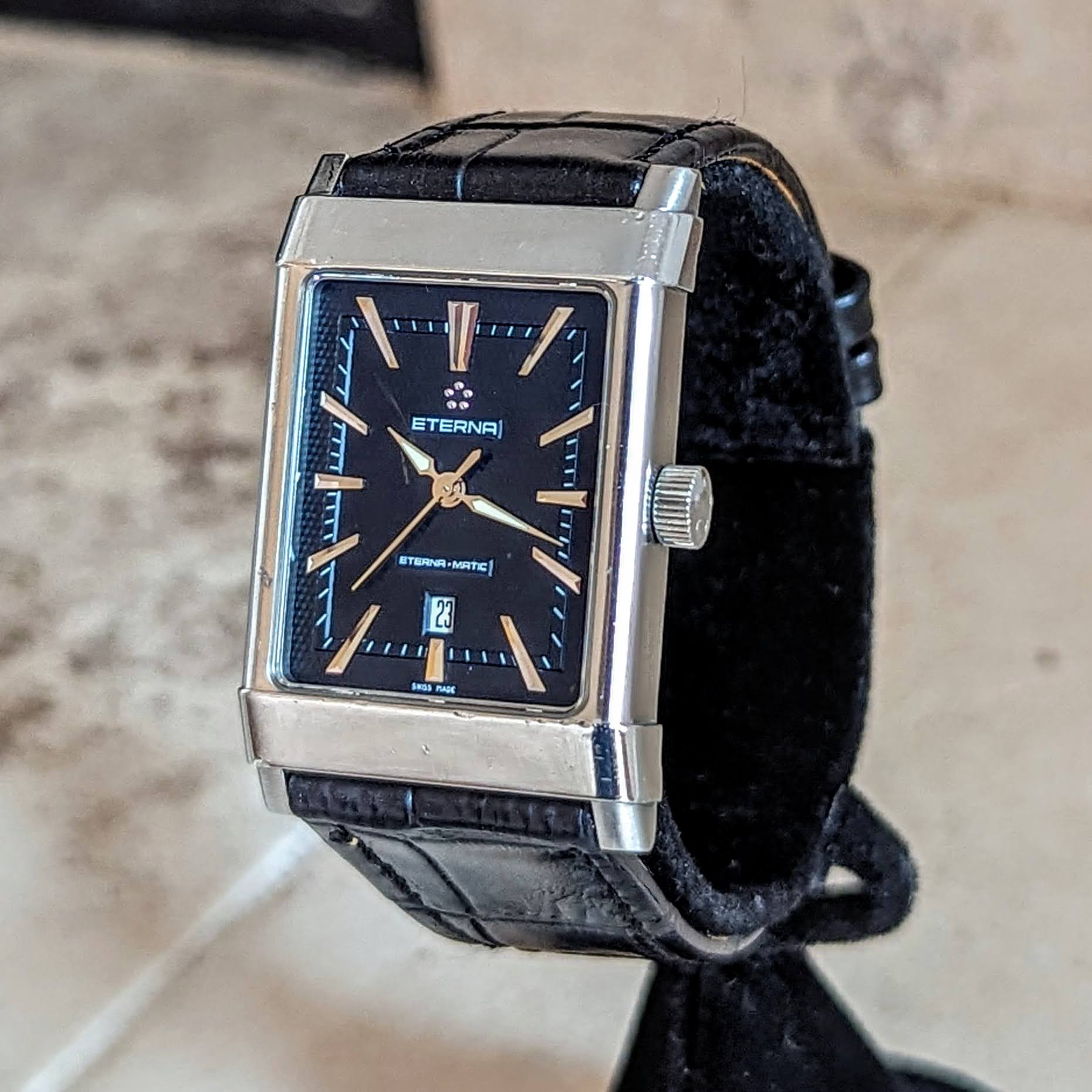 1990s ETERNA-MATIC Wristwatch 25 Jewels Cal. ETA 2681 Automatic Watch - Image 7