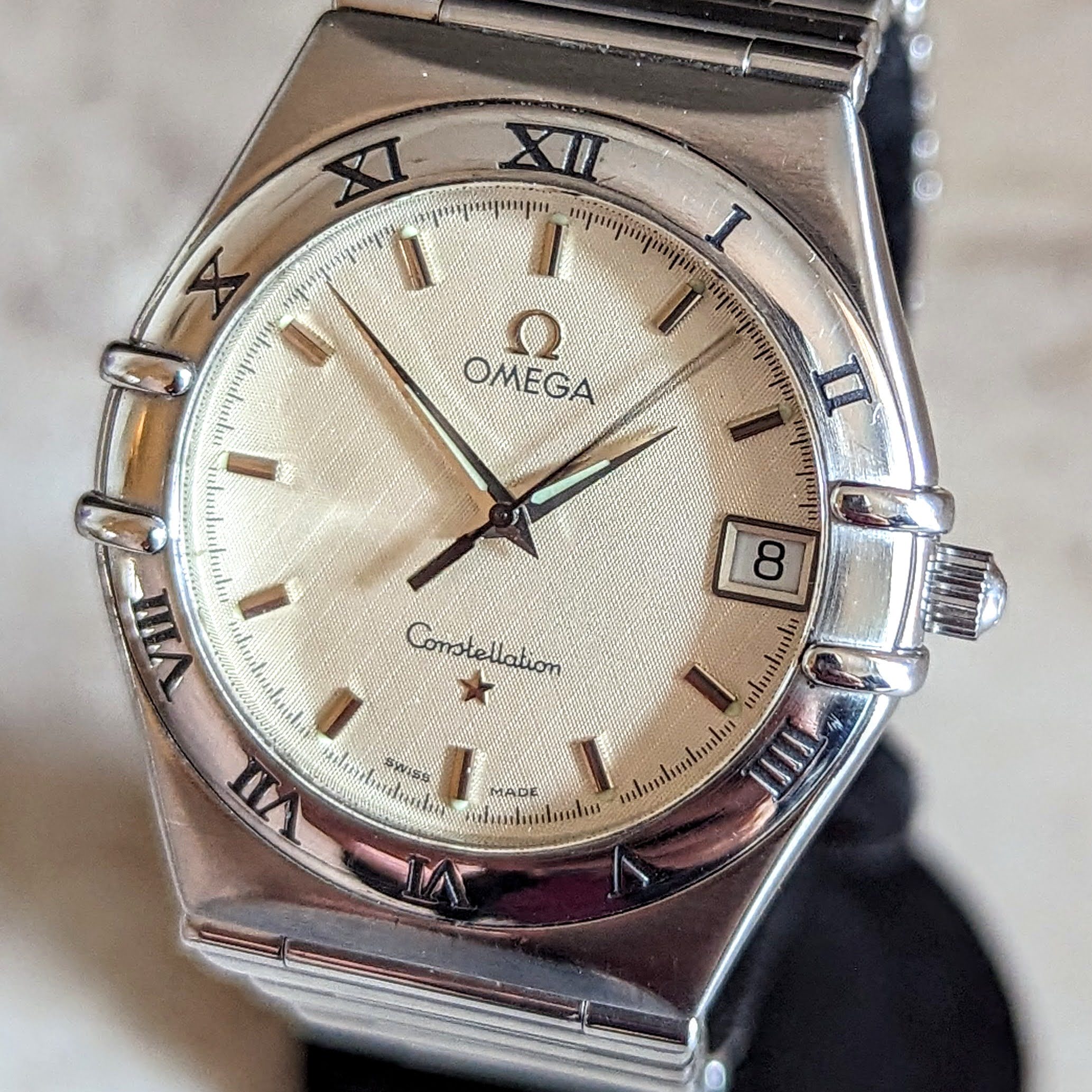 1998 OMEGA Constellation Wristwatch Ref. 396.1201 Date Indicator Watch - Image 8