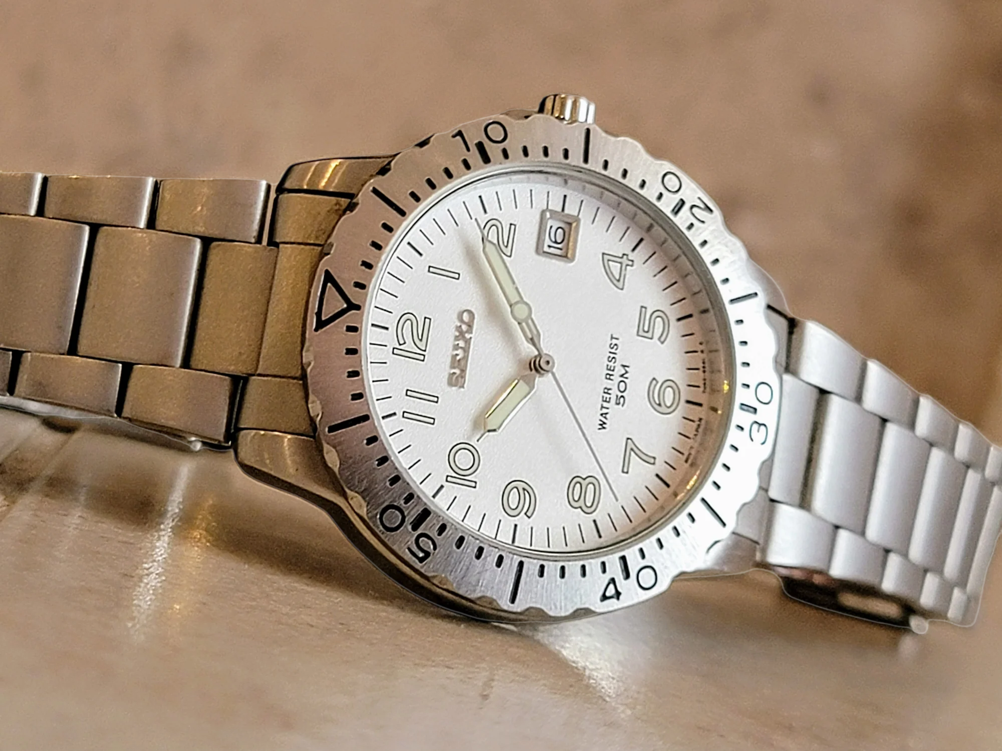 1998 SEIKO Quartz Watch -Diver Style- Date Indicator - Image 7