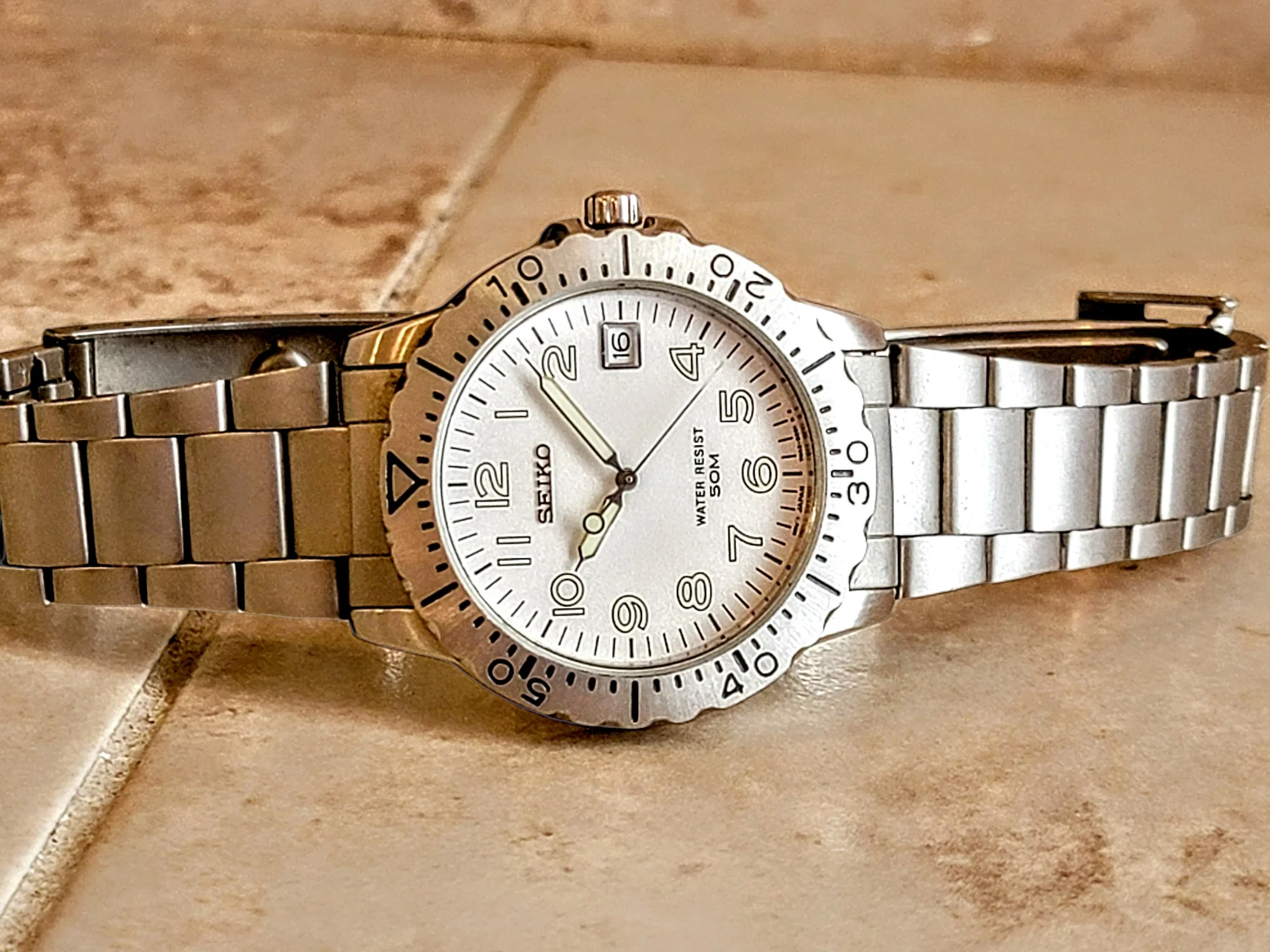 1998 SEIKO Quartz Watch -Diver Style- Date Indicator - Image 8