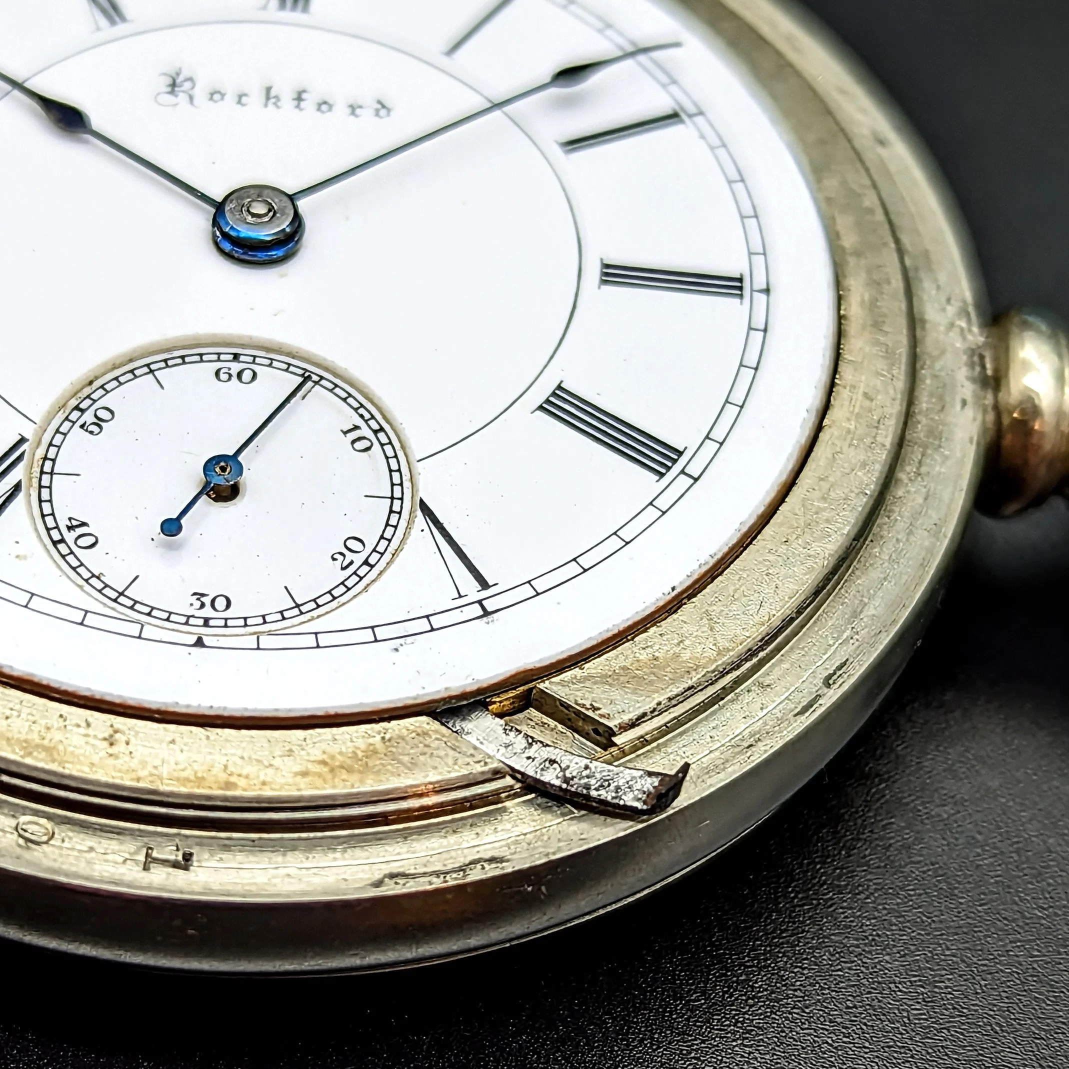 Antique 1888 ROCKFORD Pocket Watch Size 18S Grade 93 9 Jewels - Image 16