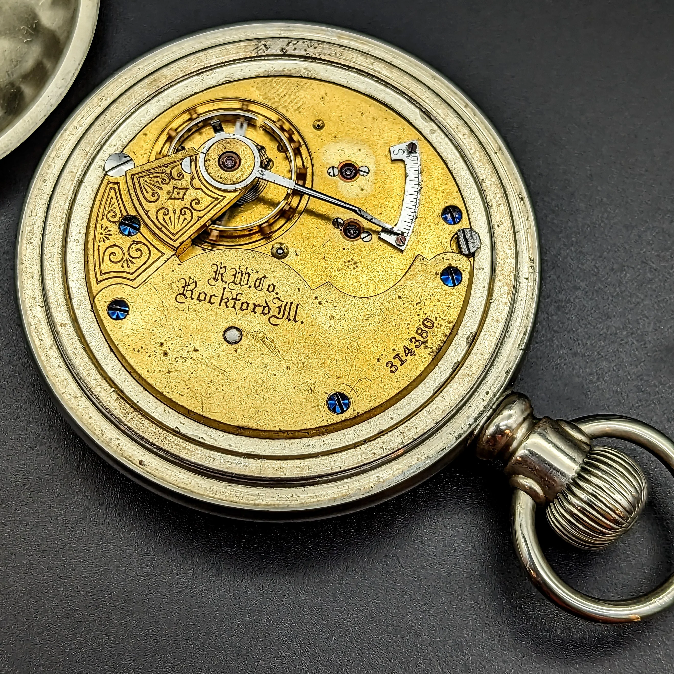 Antique 1888 ROCKFORD Pocket Watch Size 18S Grade 93 9 Jewels - Image 18