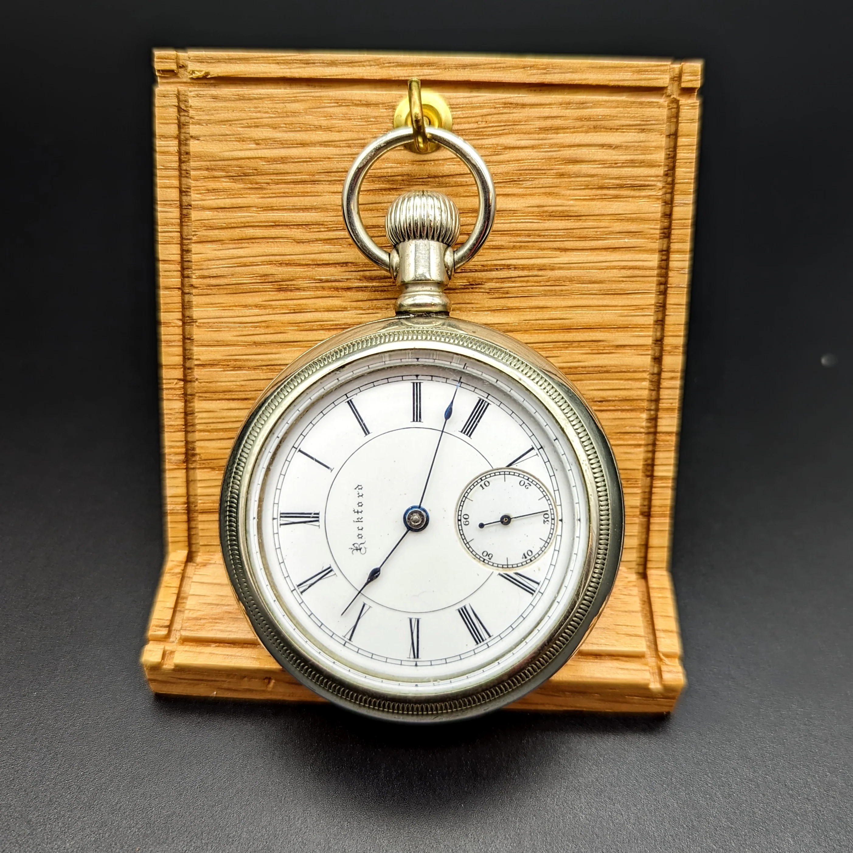 Antique 1888 ROCKFORD Pocket Watch Size 18S Grade 93 9 Jewels - Image 21