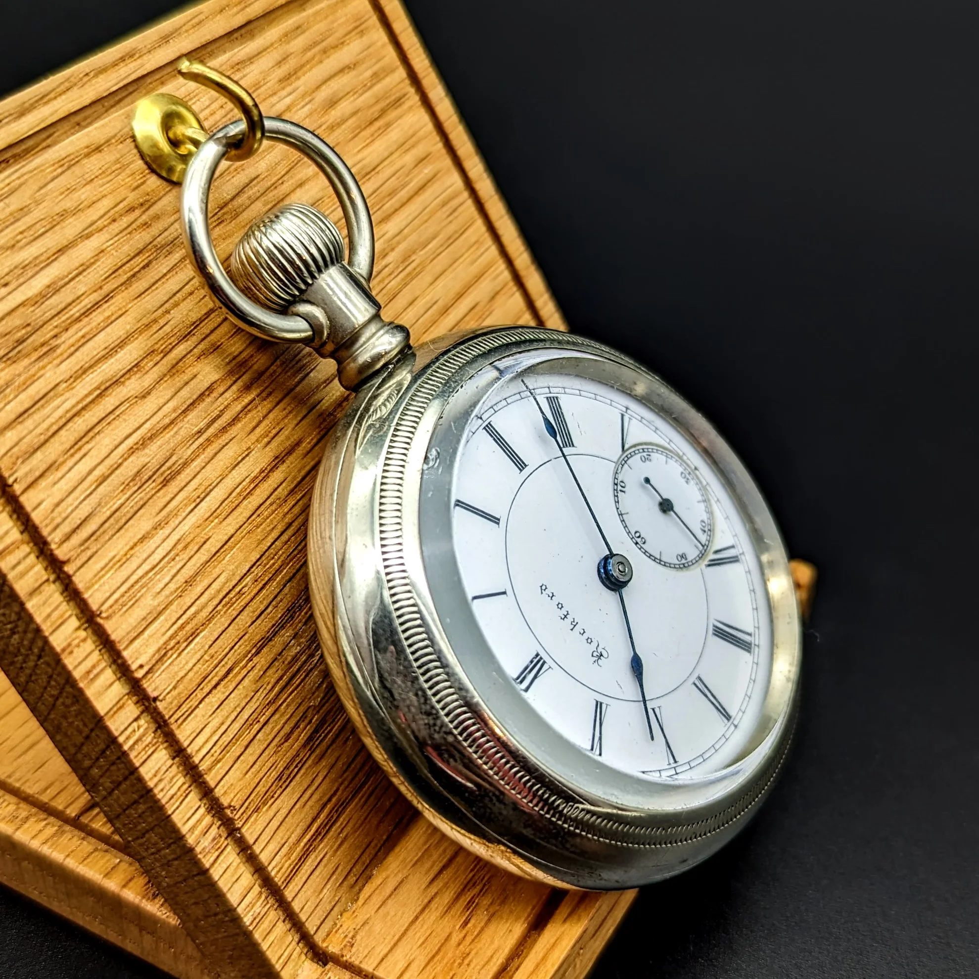 Antique 1888 ROCKFORD Pocket Watch Size 18S Grade 93 9 Jewels - Image 25