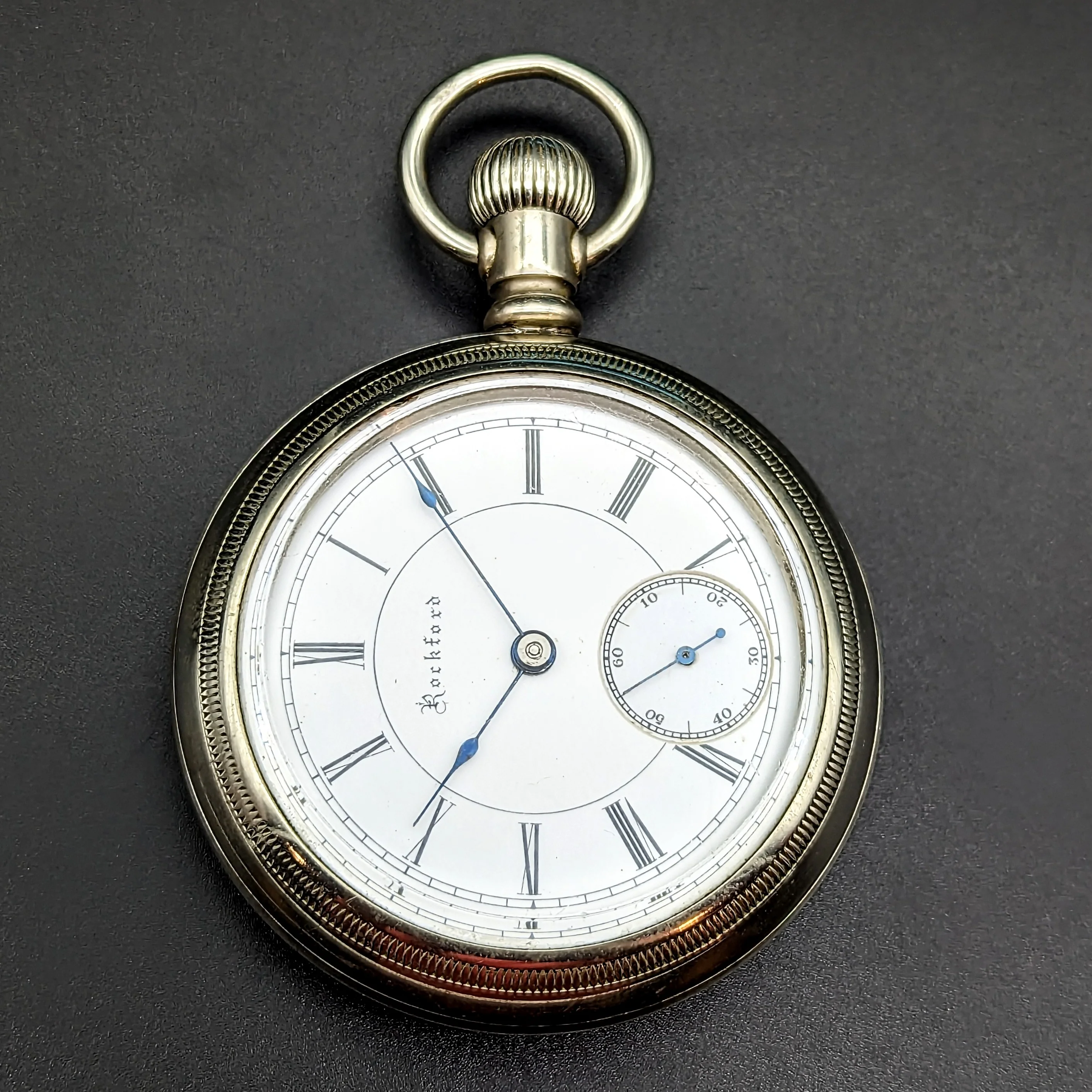 Antique 1888 ROCKFORD Pocket Watch Size 18S Grade 93 9 Jewels - Image 3