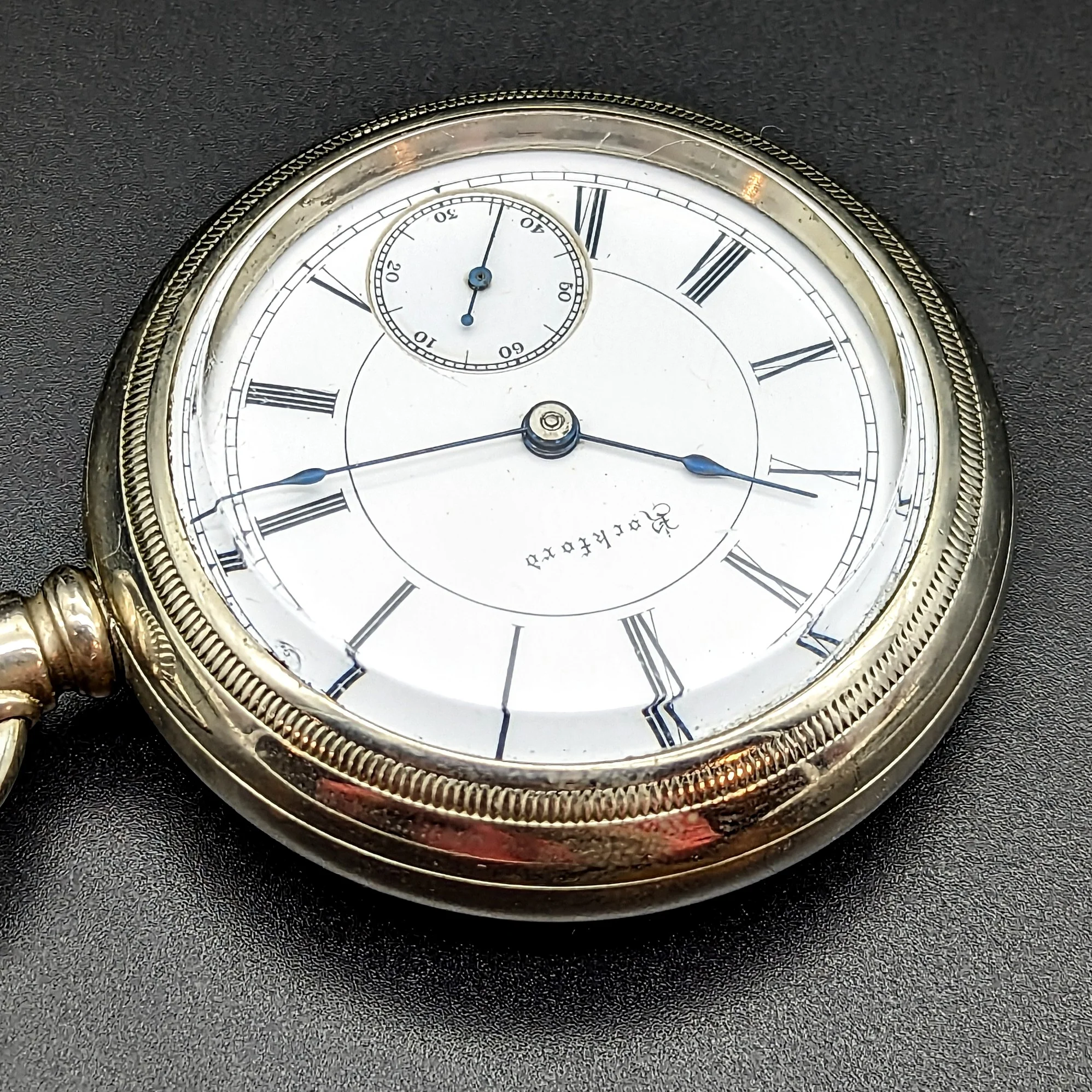 Antique 1888 ROCKFORD Pocket Watch Size 18S Grade 93 9 Jewels - Image 6