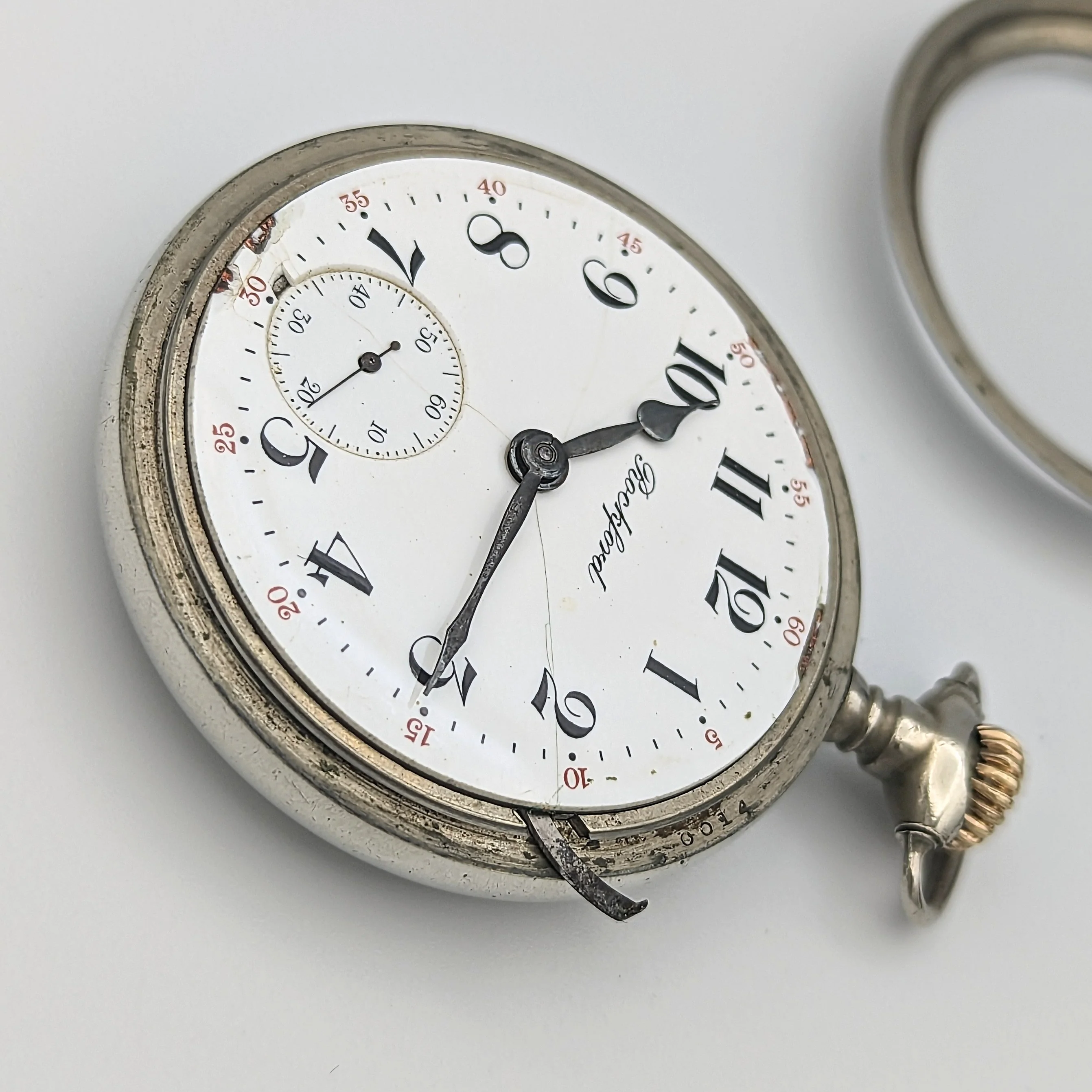 Antique 1910 ROCKFORD Pocket Watch Size 18s Grade 935 17 Jewels Pocket Watch - Image 11