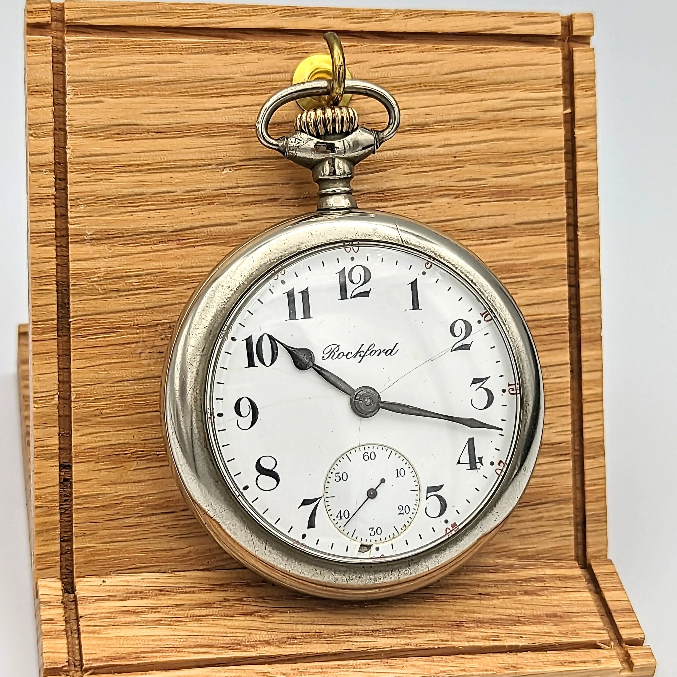 Antique 1910 ROCKFORD Pocket Watch Size 18s Grade 935 17 Jewels Pocket Watch - Image 19