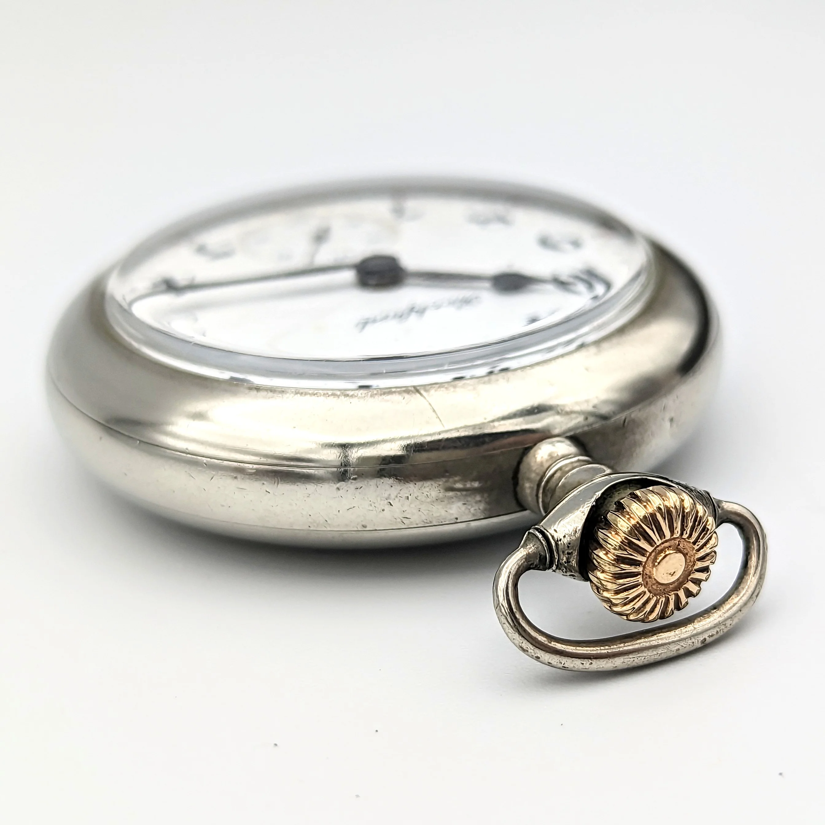 Antique 1910 ROCKFORD Pocket Watch Size 18s Grade 935 17 Jewels Pocket Watch - Image 7