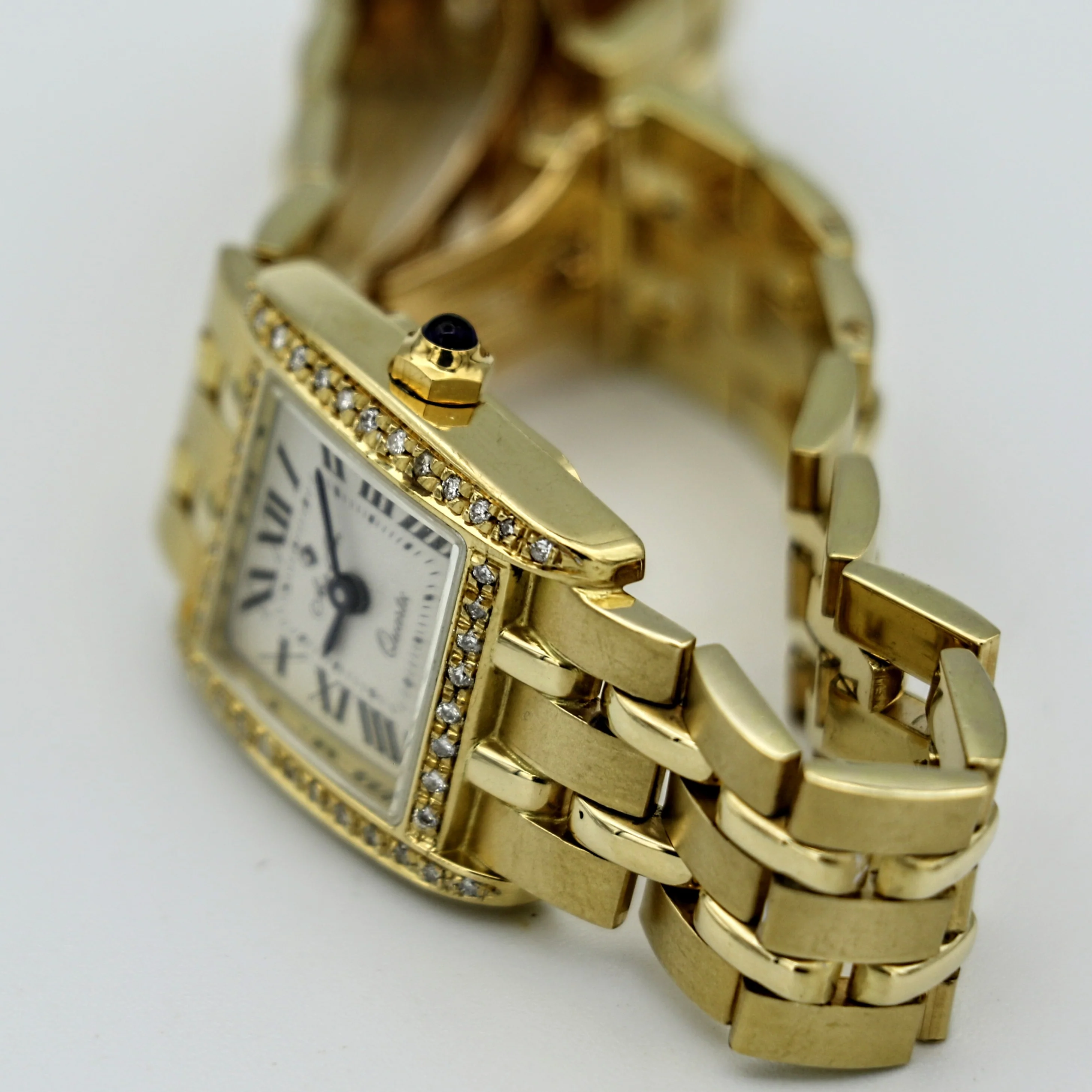 Arte d'Oro Ladies Wristwatch 18k Yellow Gold Diamond Bezel Swiss Movement Watch - Image 12