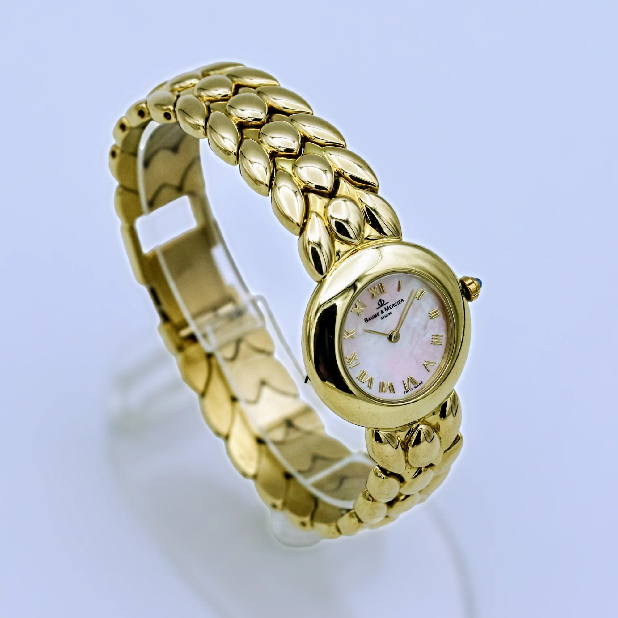 BAUME & MERCIER Luxury Swiss Ladies Wristwatch 18K Solid Yellow Gold 6J Watch - Image 10