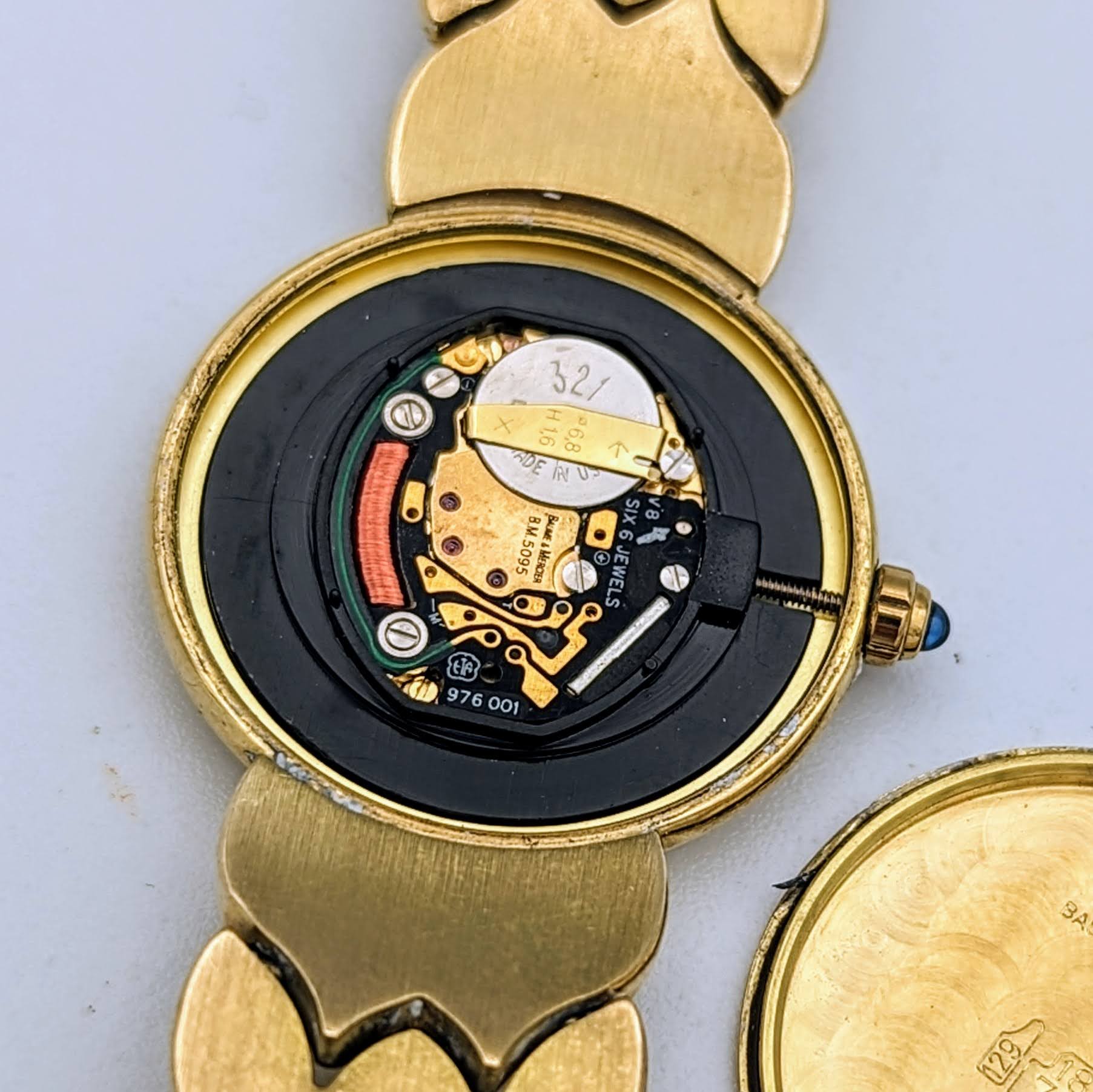 BAUME & MERCIER Luxury Swiss Ladies Wristwatch 18K Solid Yellow Gold 6J Watch - Image 11