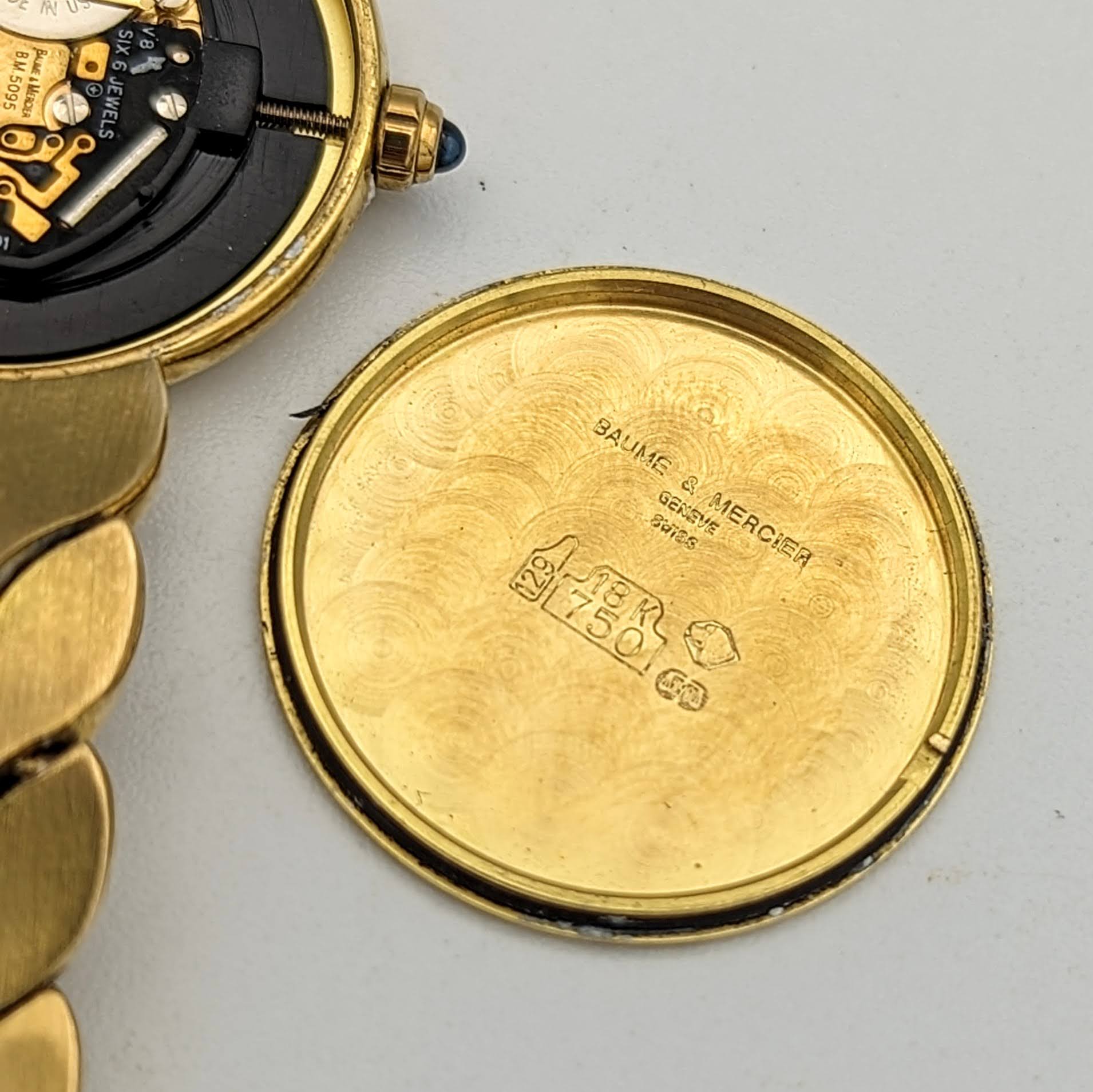 BAUME & MERCIER Luxury Swiss Ladies Wristwatch 18K Solid Yellow Gold 6J Watch - Image 13