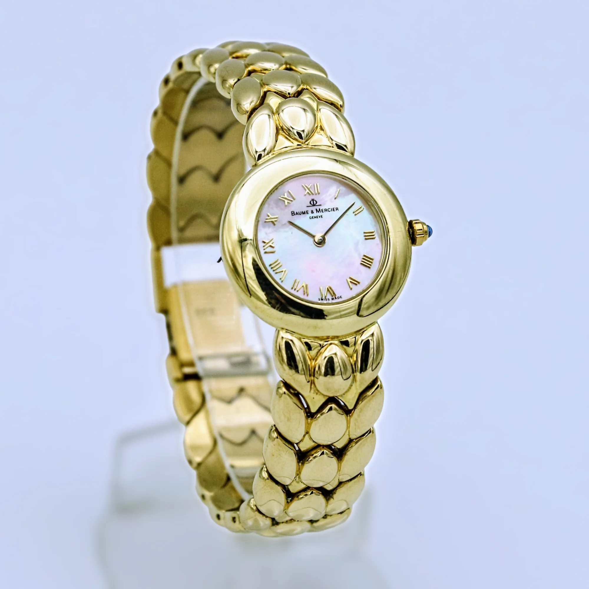 BAUME & MERCIER Luxury Swiss Ladies Wristwatch 18K Solid Yellow Gold 6J Watch - Image 6