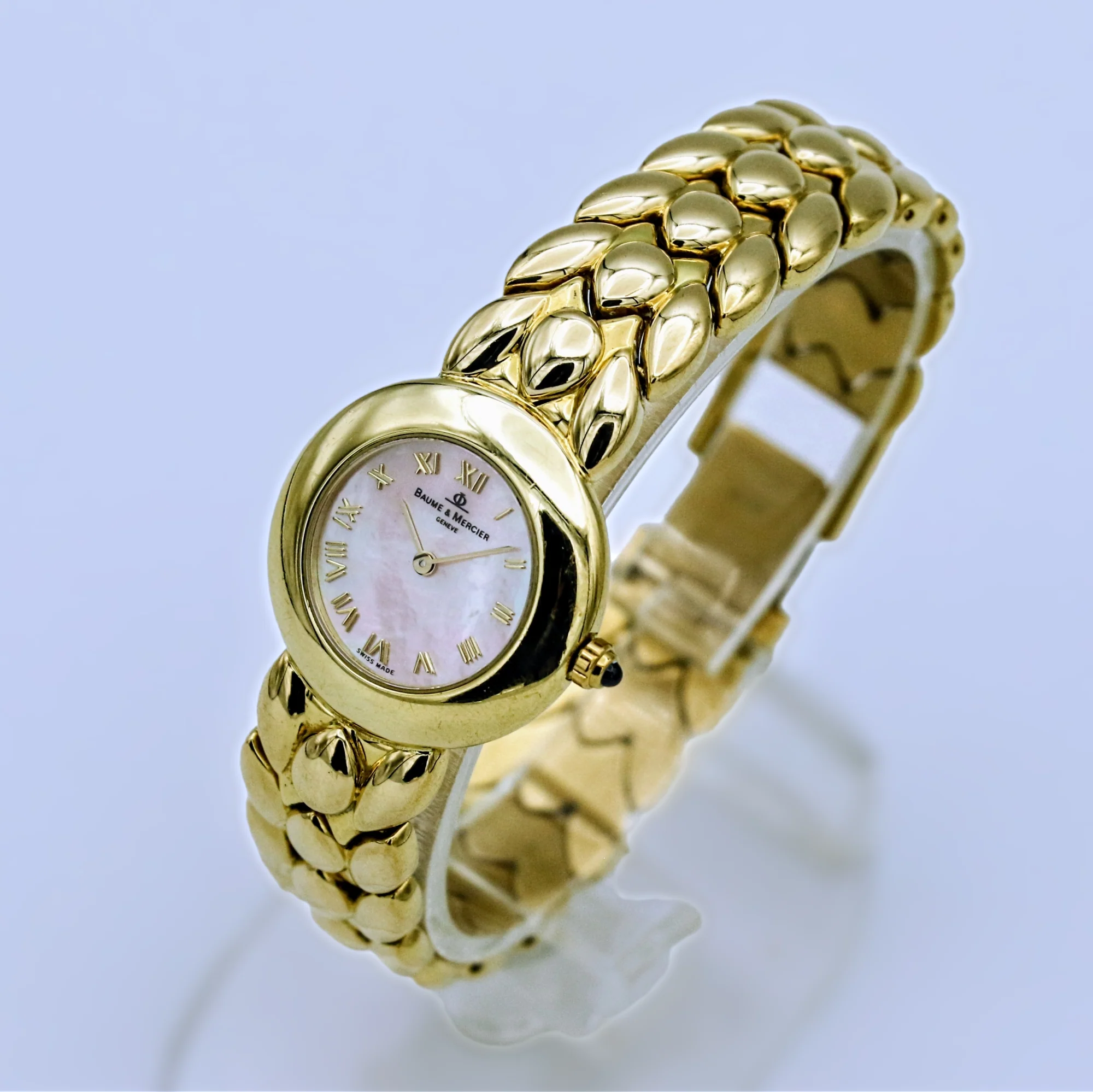 BAUME & MERCIER Luxury Swiss Ladies Wristwatch 18K Solid Yellow Gold 6J Watch - Image 9