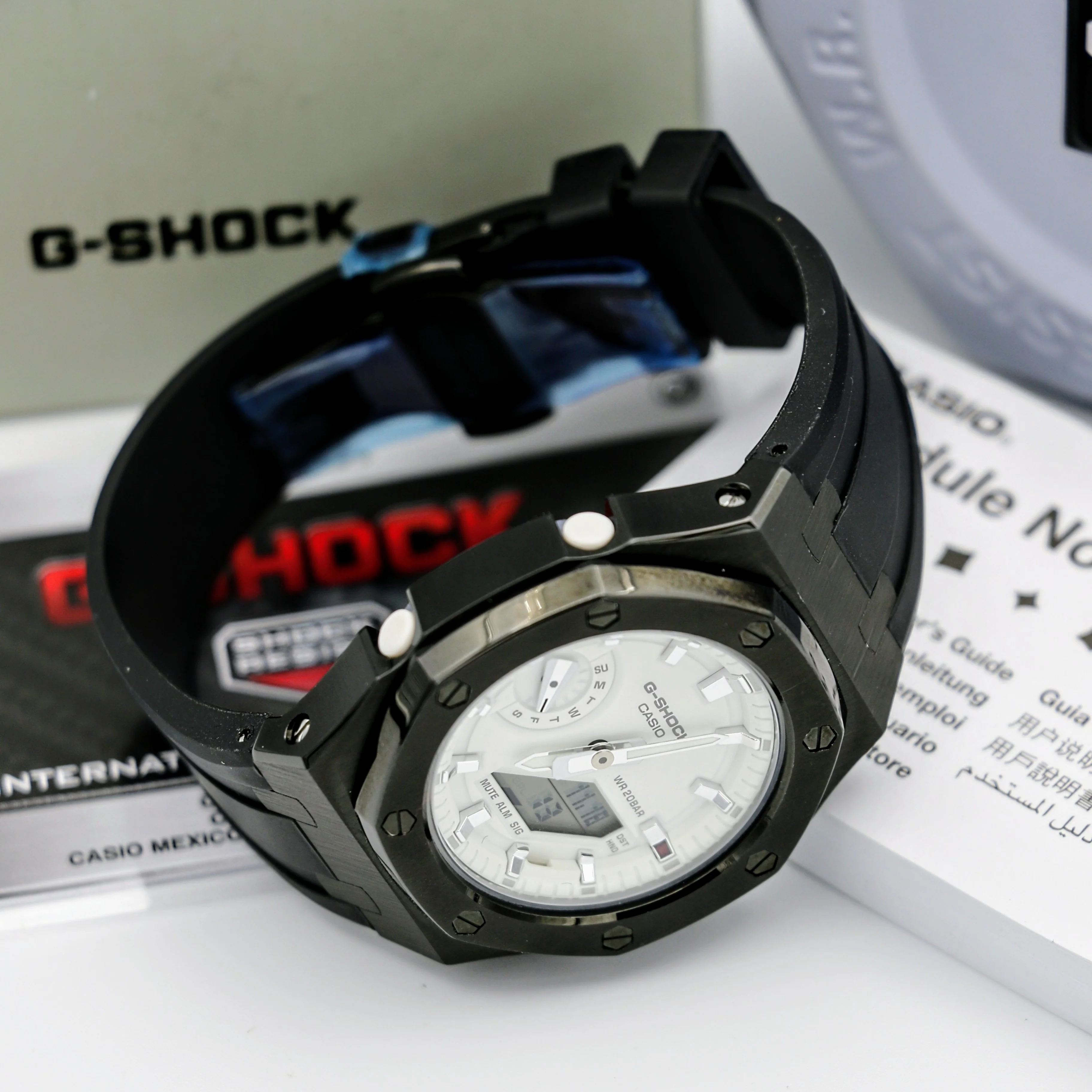 Brand-New! Custom Casio G-Shock Watch GMAS2100-7A White Matte Wristwatch - Image 10