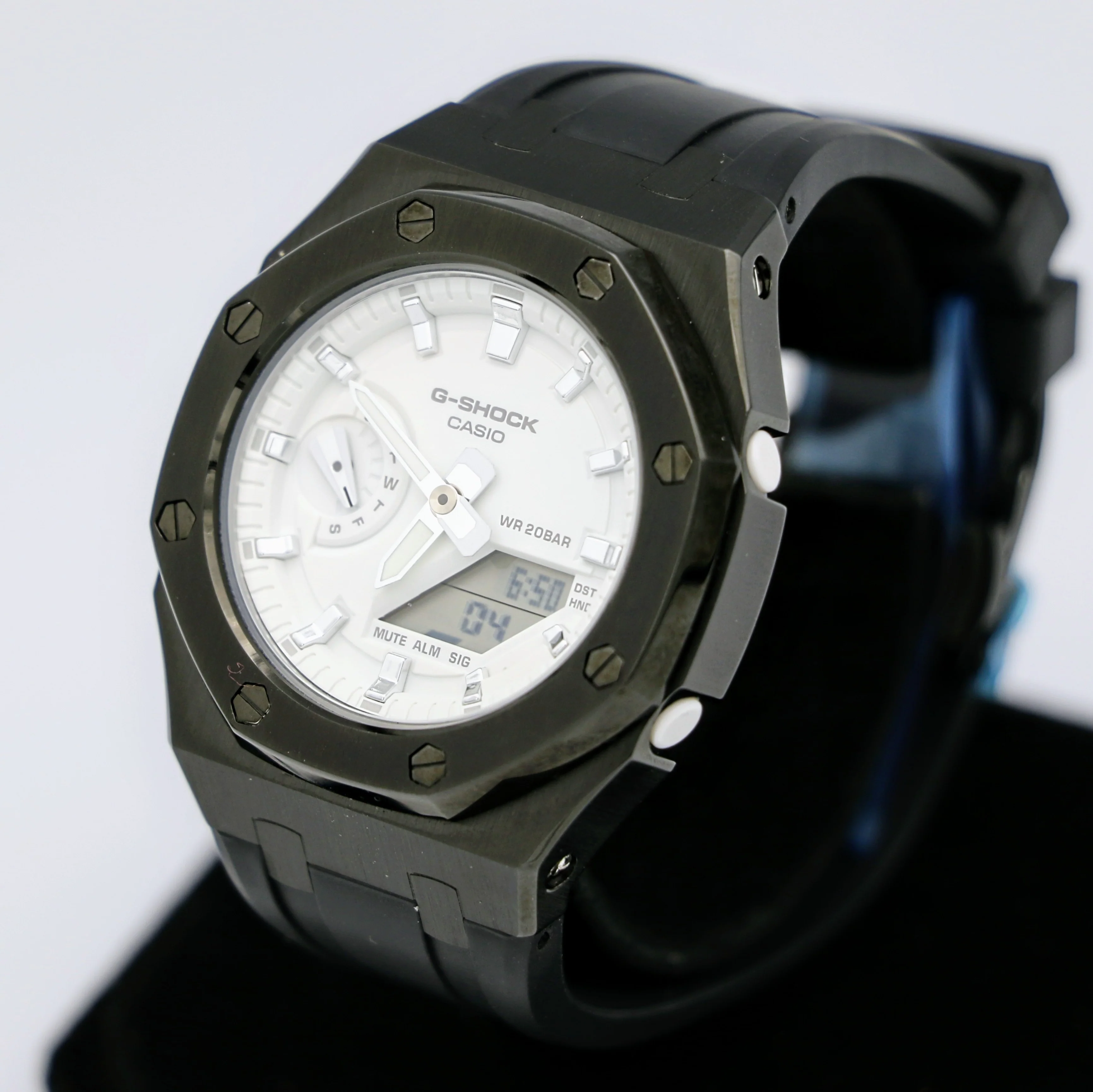 Brand-New! Custom Casio G-Shock Watch GMAS2100-7A White Matte Wristwatch - Image 4