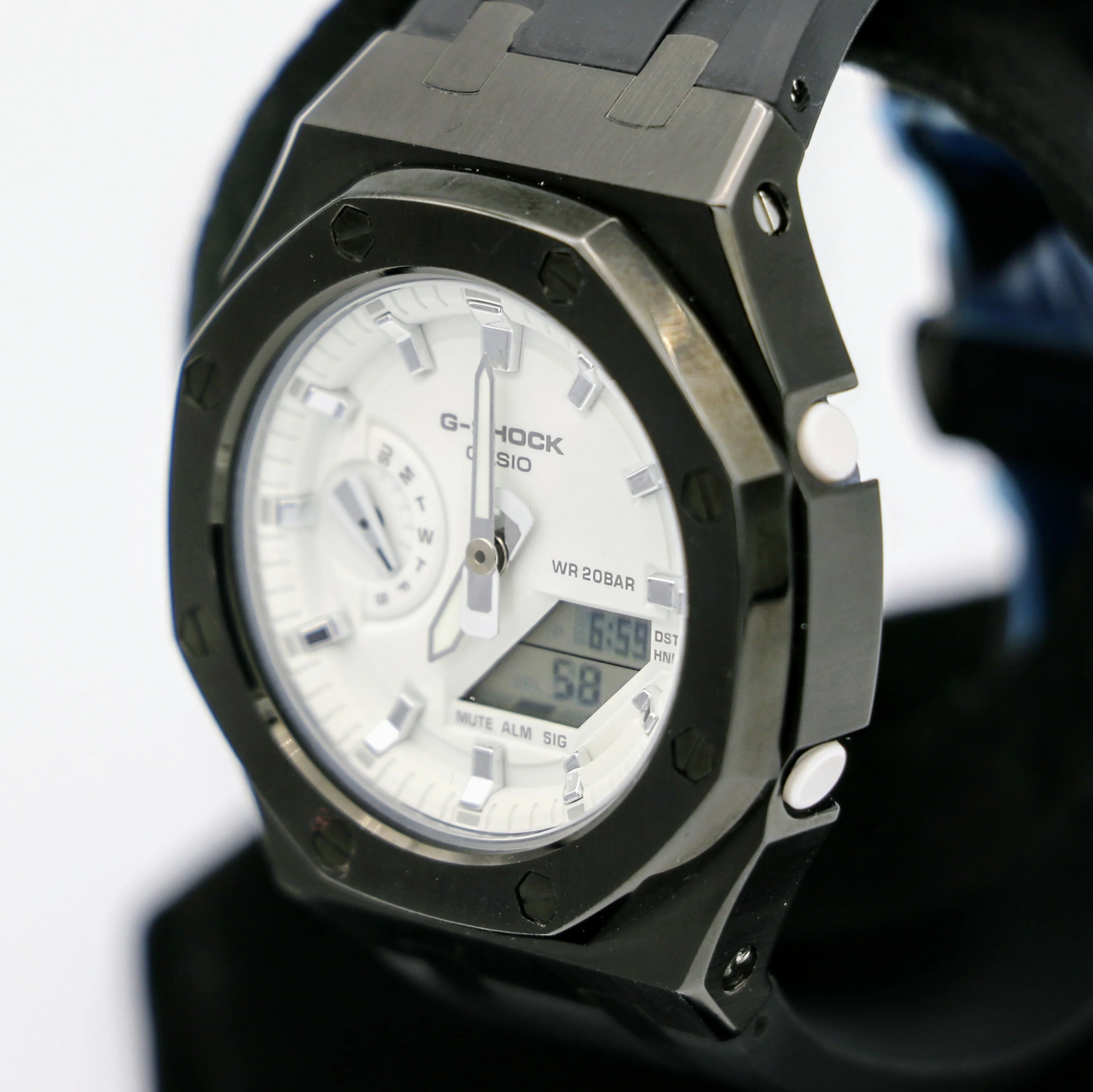 Brand-New! Custom Casio G-Shock Watch GMAS2100-7A White Matte Wristwatch - Image 5