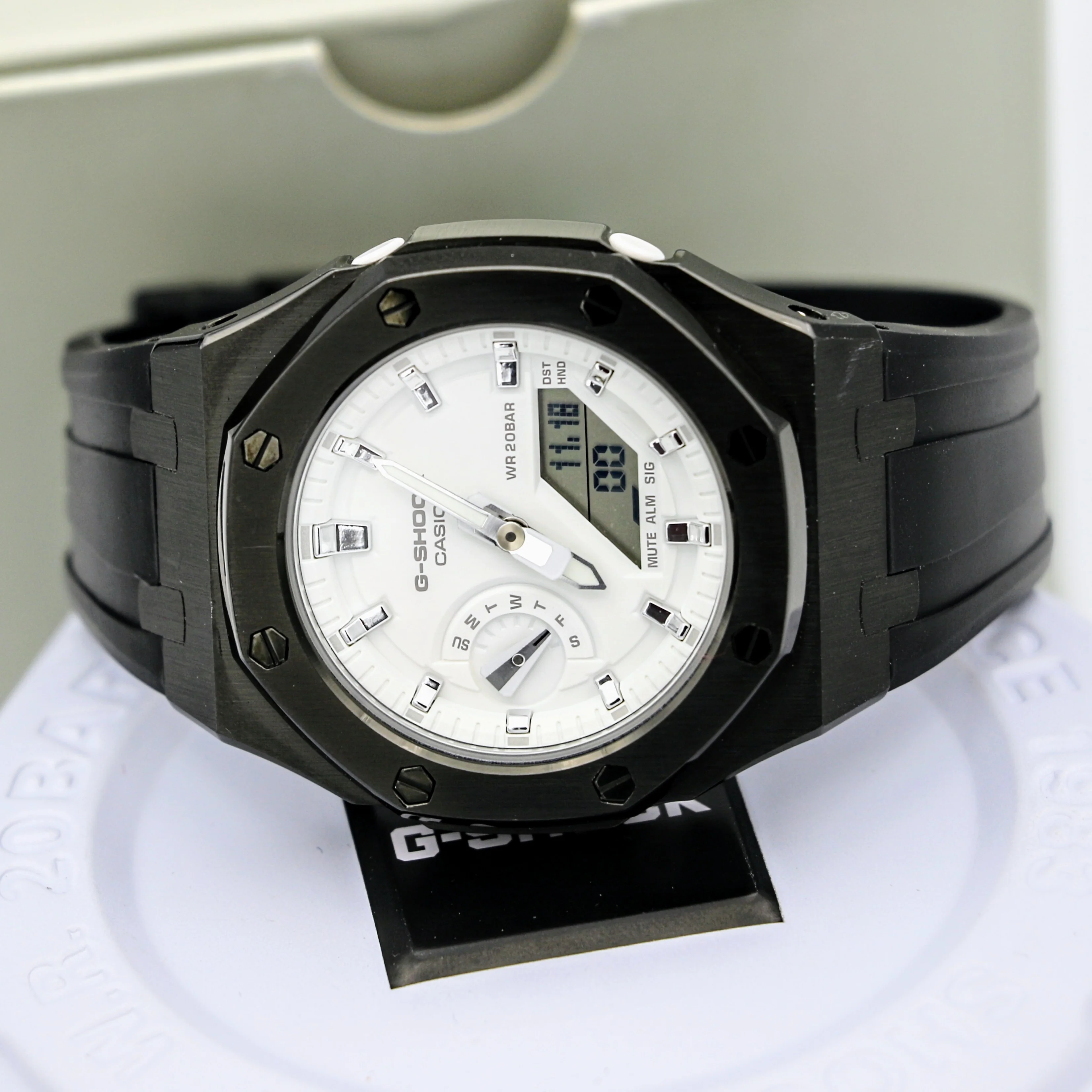 Brand-New! Custom Casio G-Shock Watch GMAS2100-7A White Matte Wristwatch - Image 8