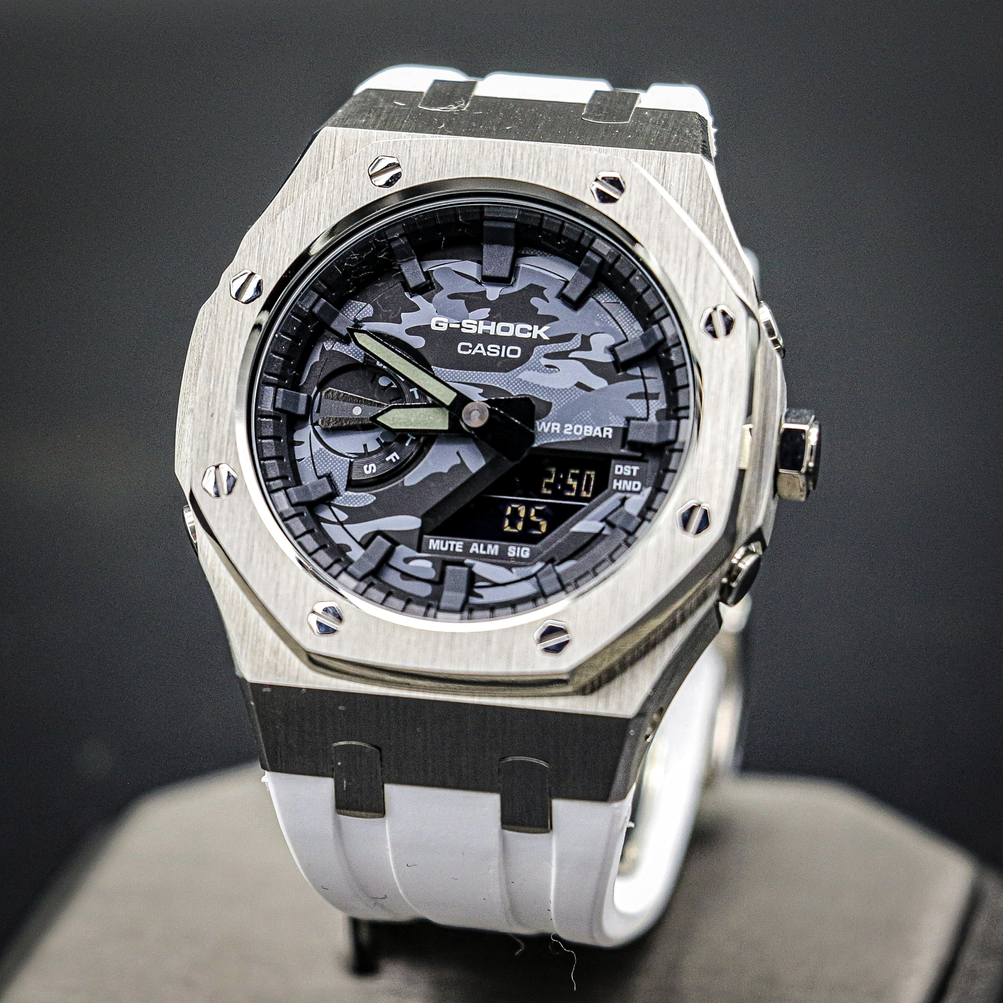 Brand-New! Custom Casio G-Shock! CASIO Oak Watch GA-2100CA 44mm - Image 4
