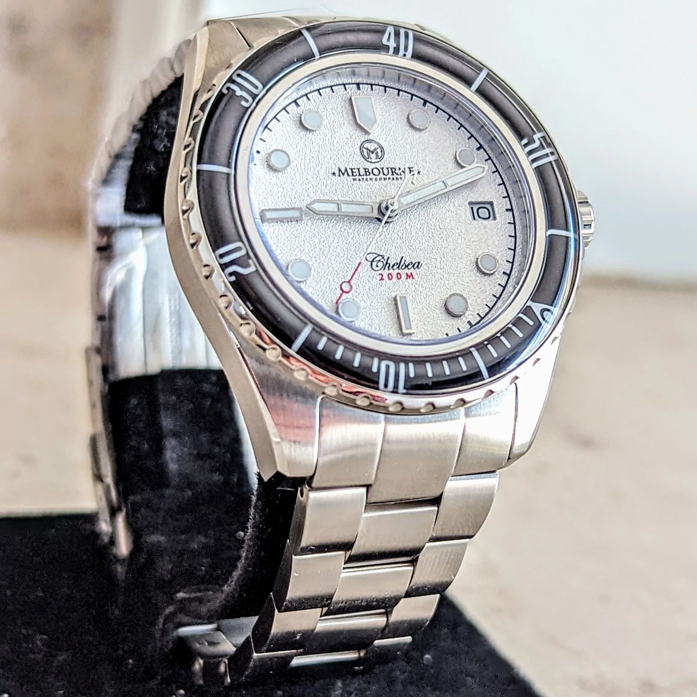 Brand-New! MELBOURNE Chelsea Automatic Watch 200M Dive Wristwatch - Display Back - Image 3