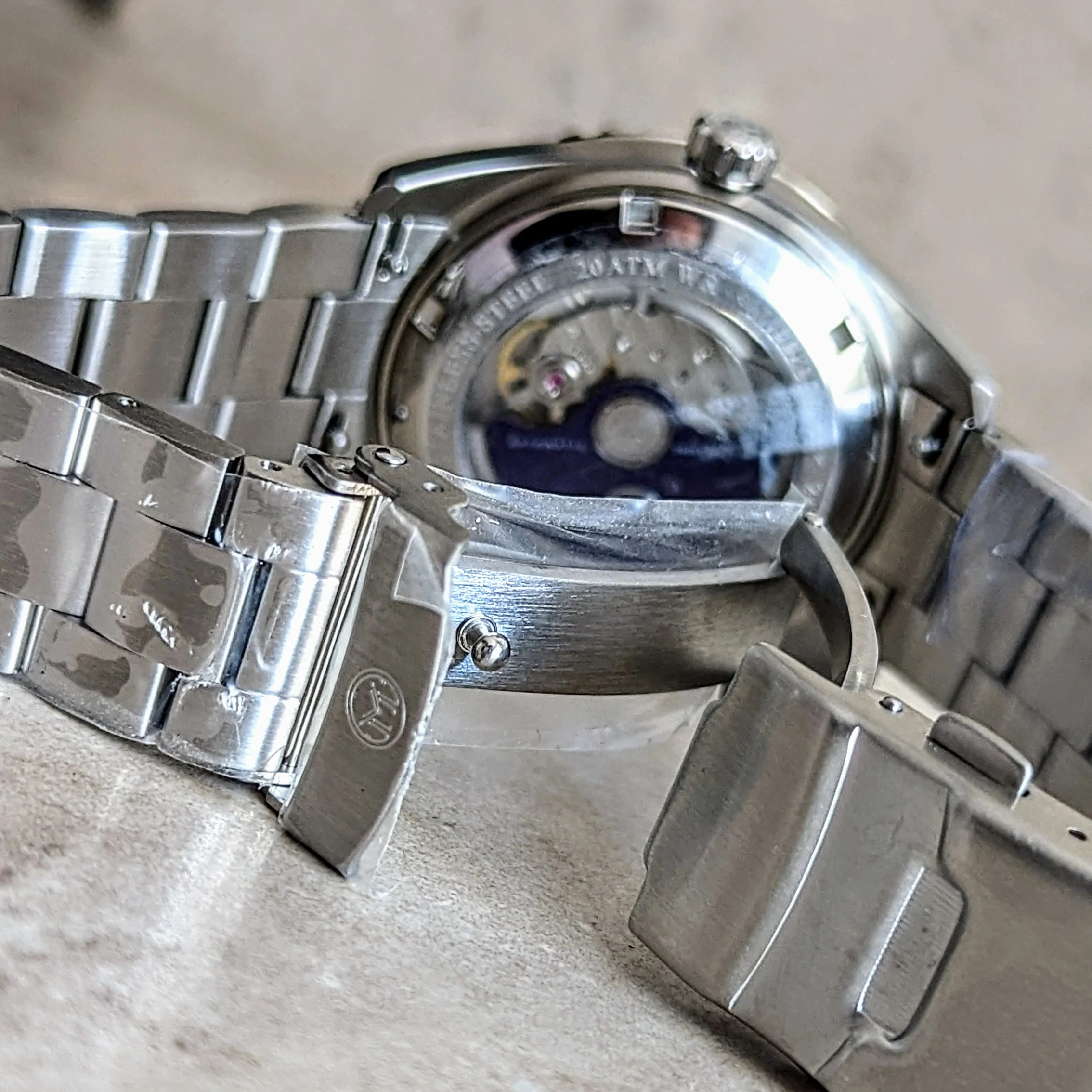 Brand-New! MELBOURNE Chelsea Automatic Watch 200M Dive Wristwatch - Display Back - Image 7