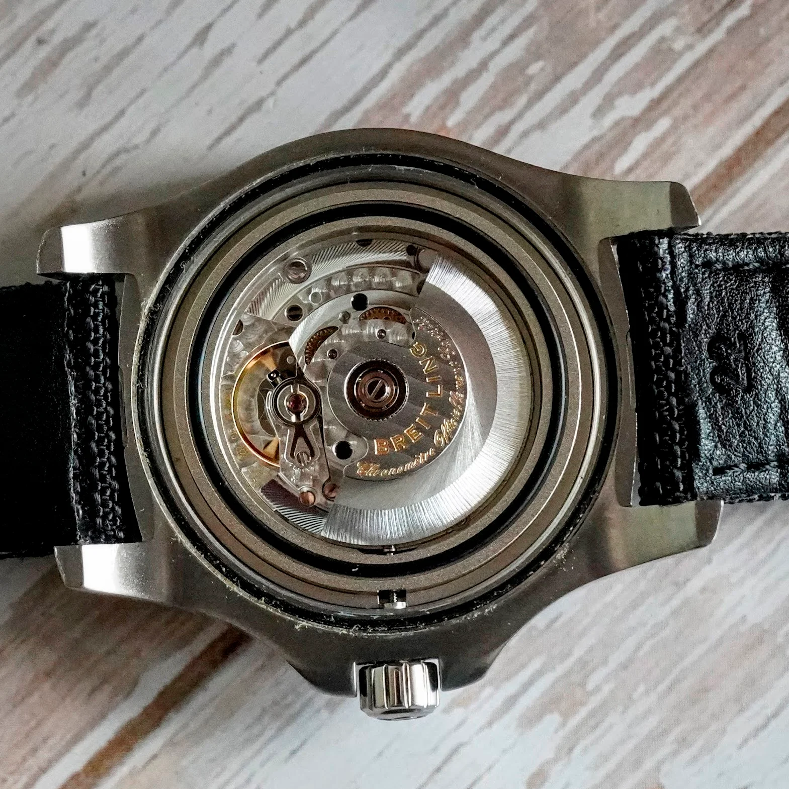 Breitling Colt Automatic Watch A17388 Chronometer Date Blue Dial 44mm S.S. - Image 9