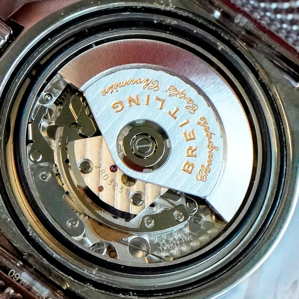 Breitling Colt Chronograph Automatic Watch A13388 Date 44mm ALL S.S. Mesh Band - Image 11