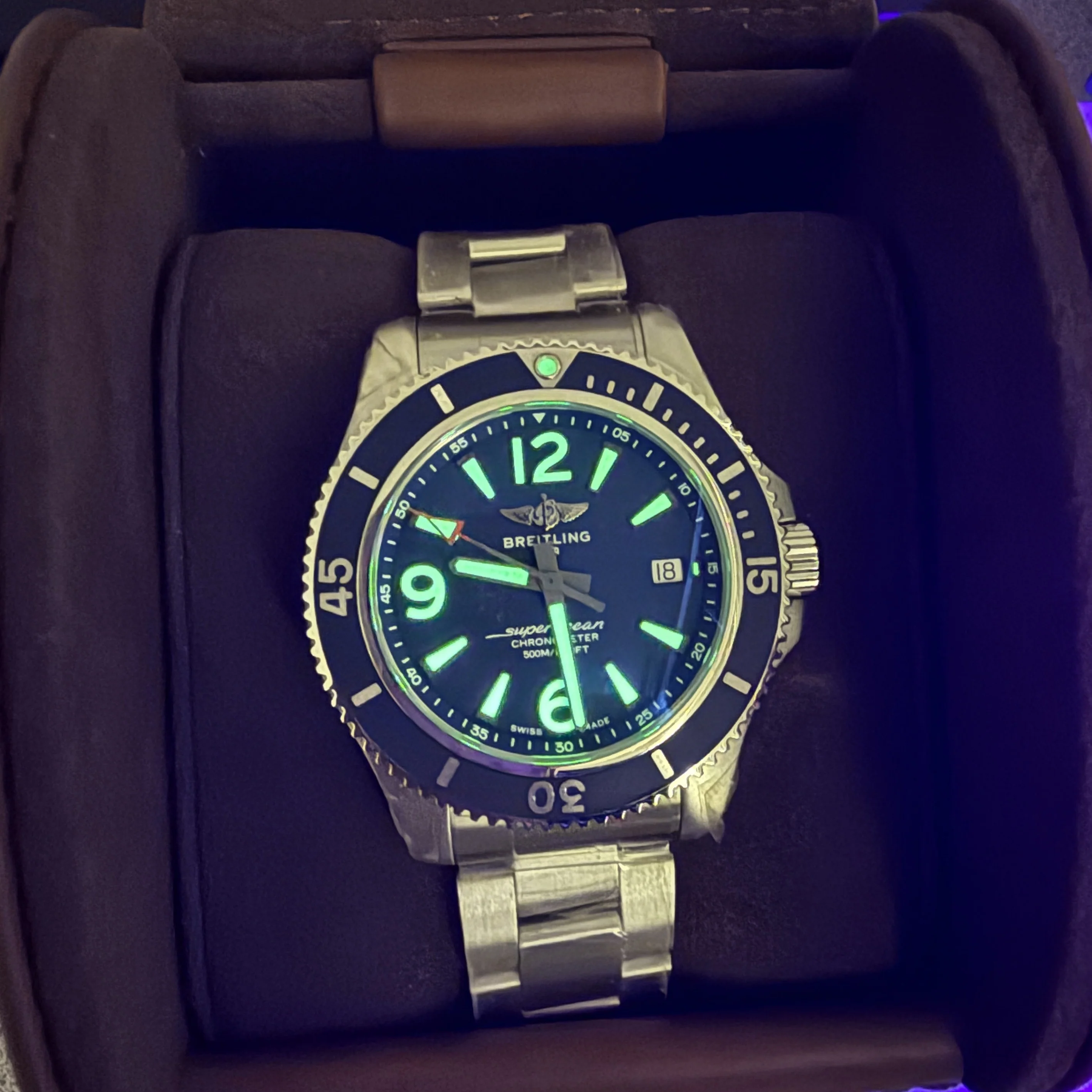 BREITLING Superocean Automatic 42 Watch A17366 ALL ORIGINAL 2-Box & Papers - Image 16