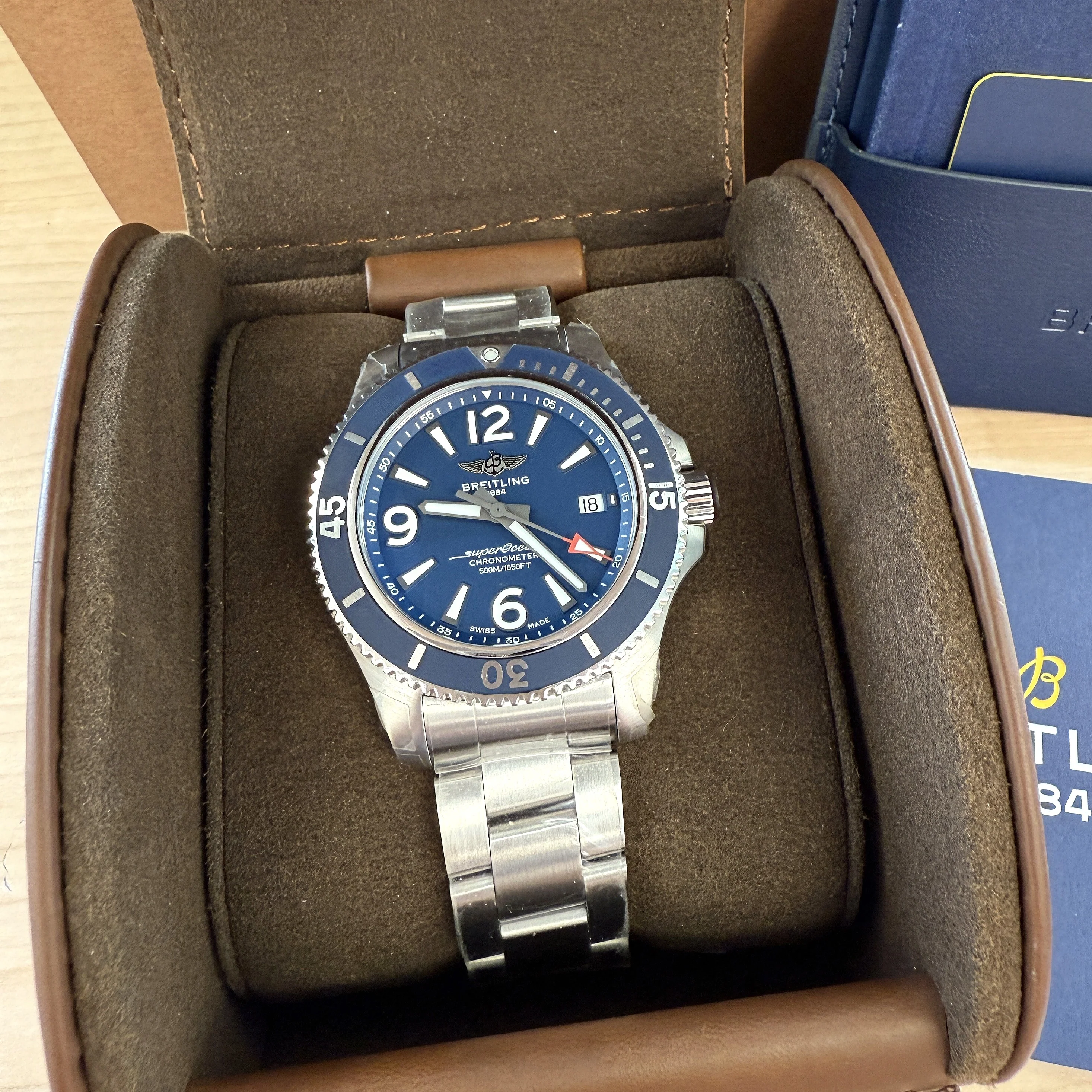 BREITLING Superocean Automatic 42 Watch A17366 ALL ORIGINAL 2-Box & Papers - Image 18