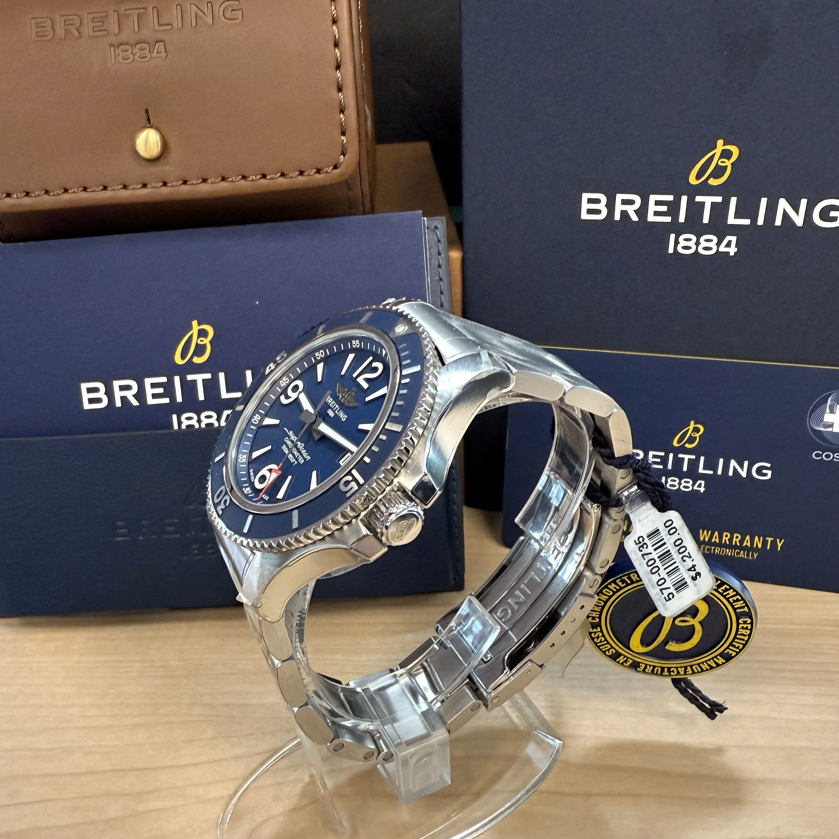 BREITLING Superocean Automatic 42 Watch A17366 ALL ORIGINAL 2-Box & Papers - Image 8