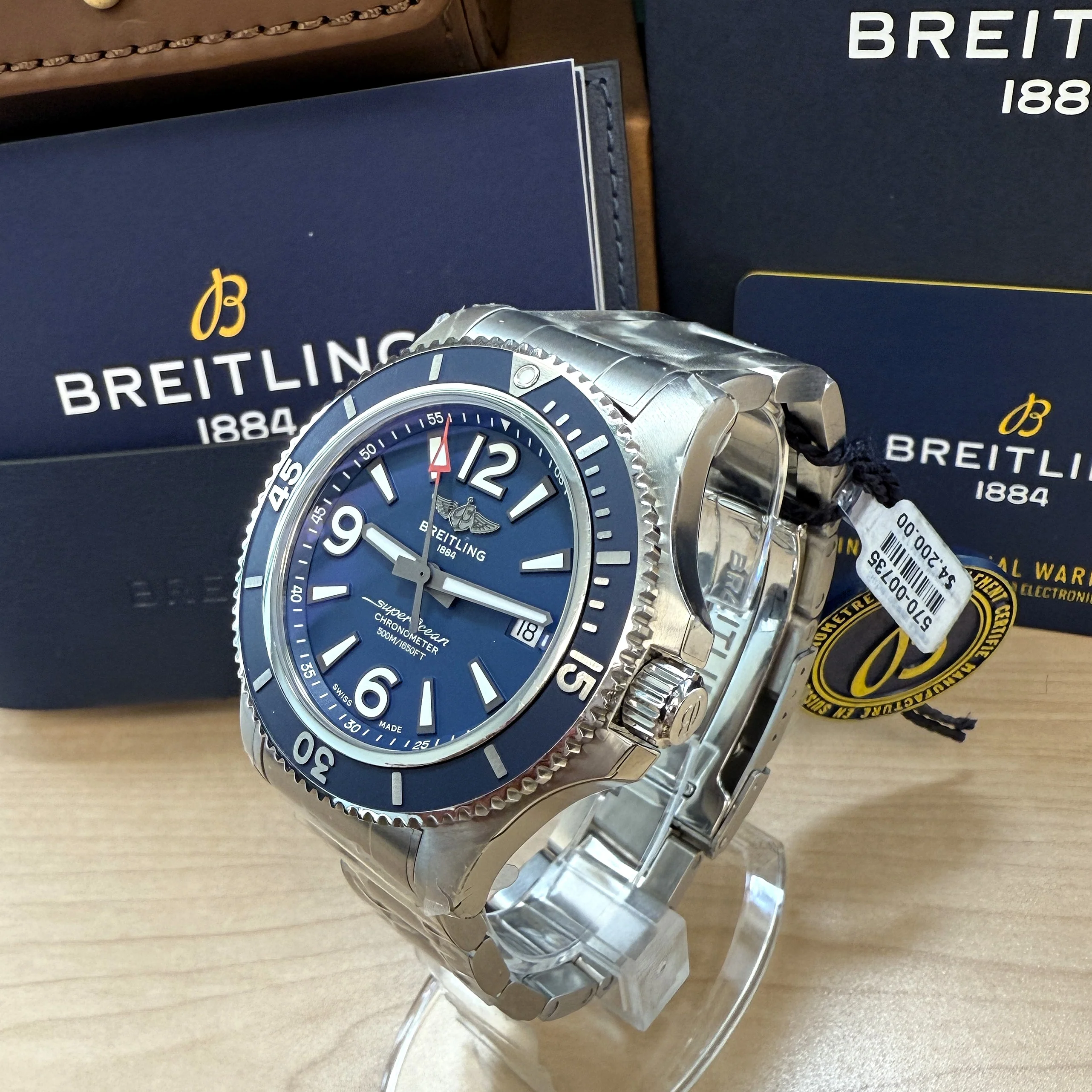 BREITLING Superocean Automatic 42 Watch A17366 ALL ORIGINAL 2-Box & Papers - Image 9