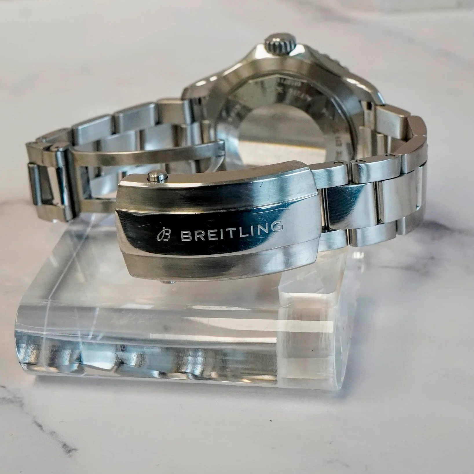 Breitling Superocean Automatic Watch A17376 Chronometer Turquoise Dial 44mm ALL S.S. - Image 10